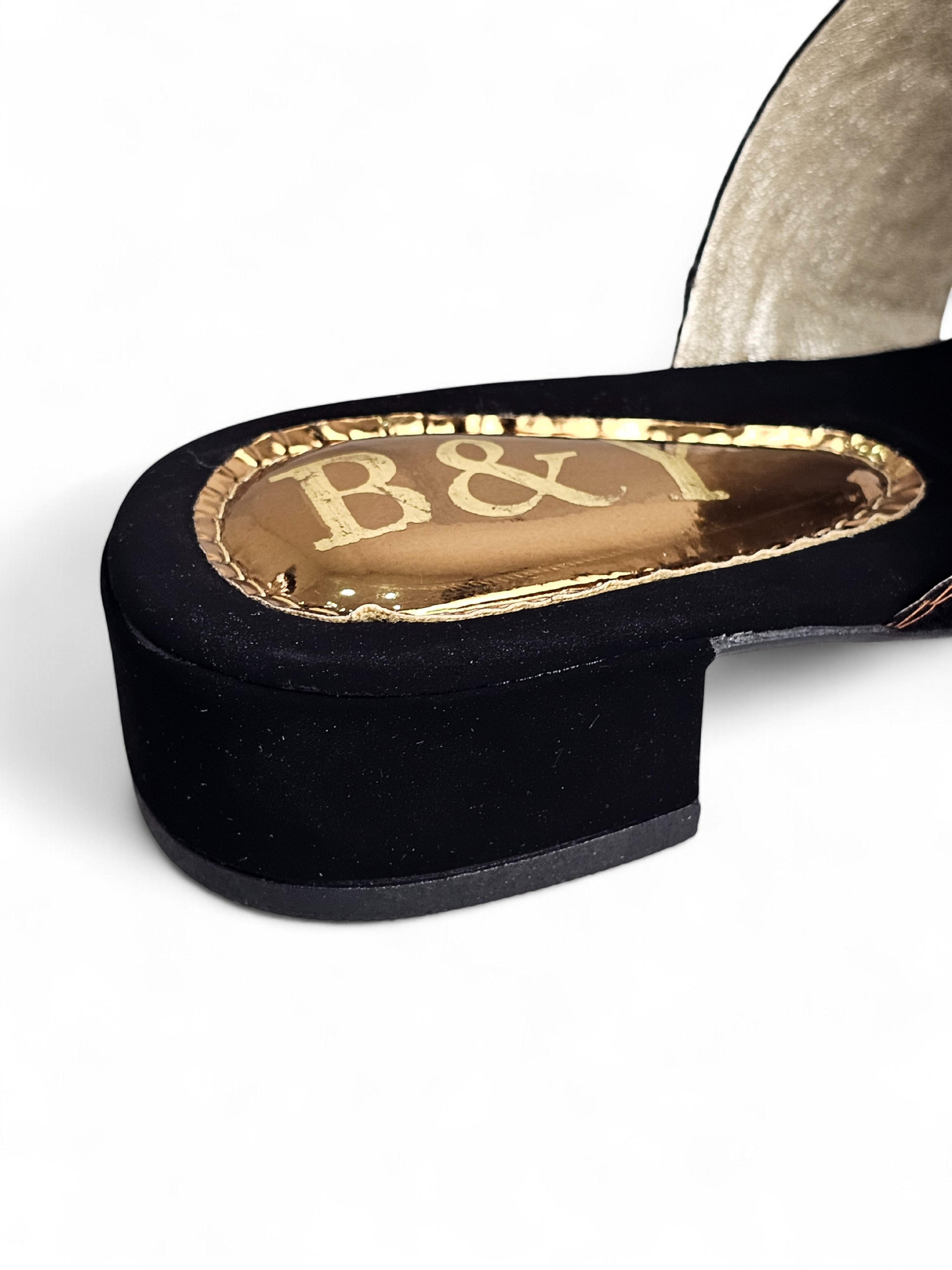 Tamanco 9503 Preto Salto Bloco