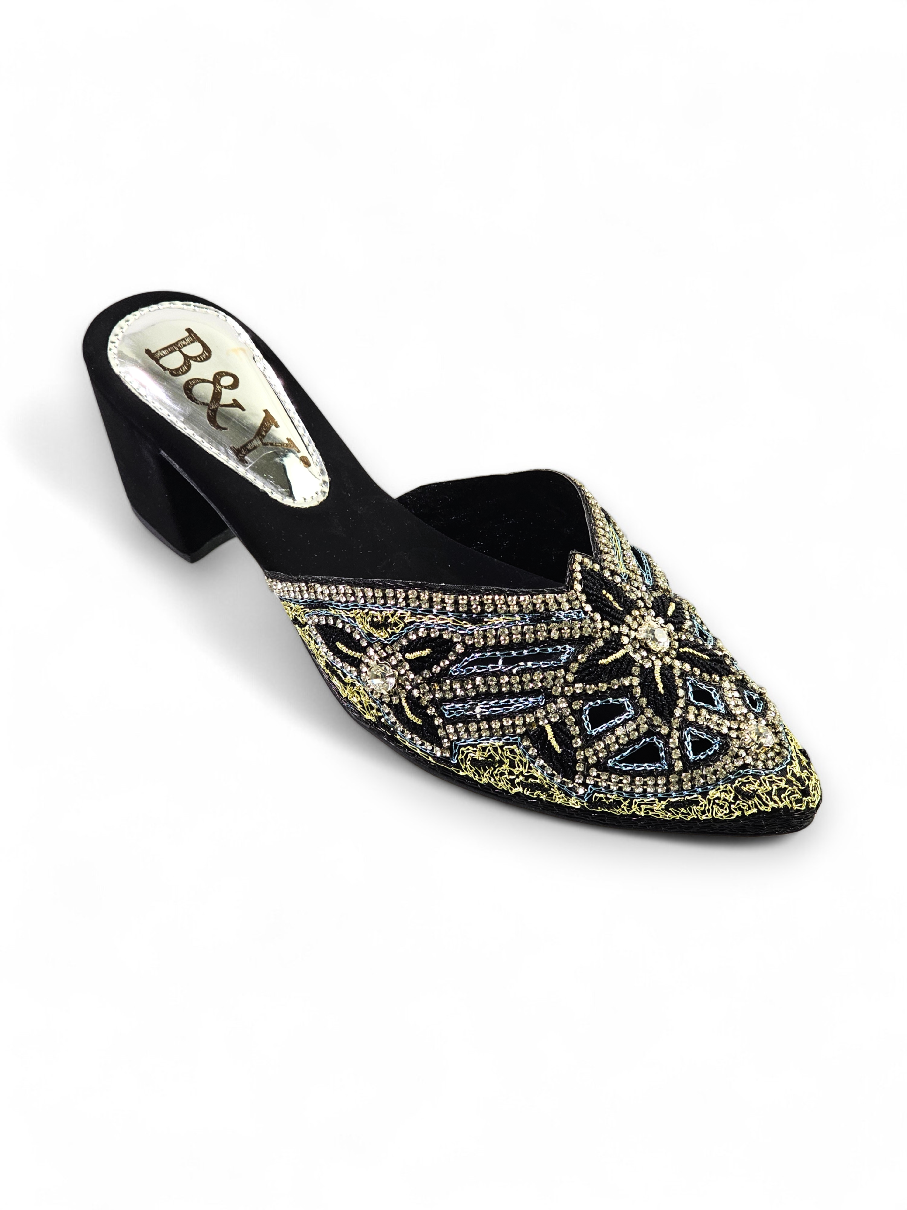 Mule 9203 Preto Salto Médio