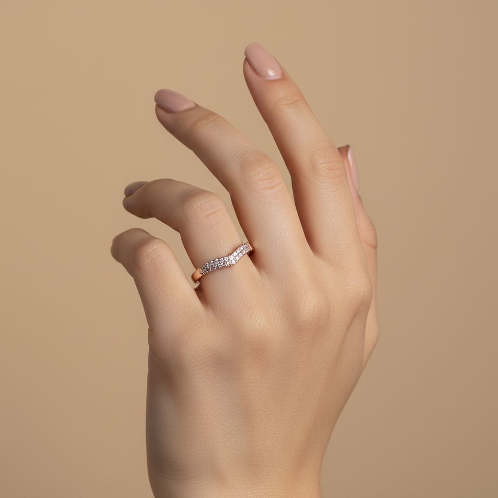 Anel Cristal Zirconia Dourada 011