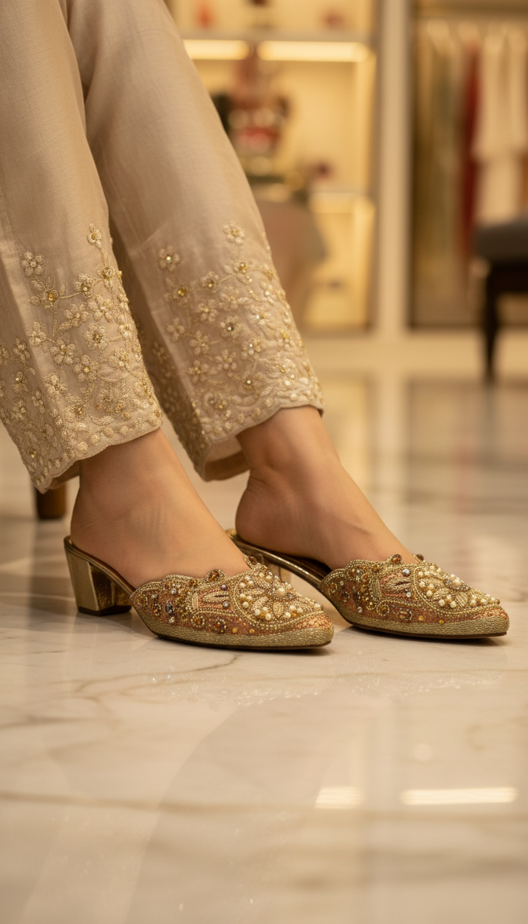 Mule 9210 Dourado Salto Médio