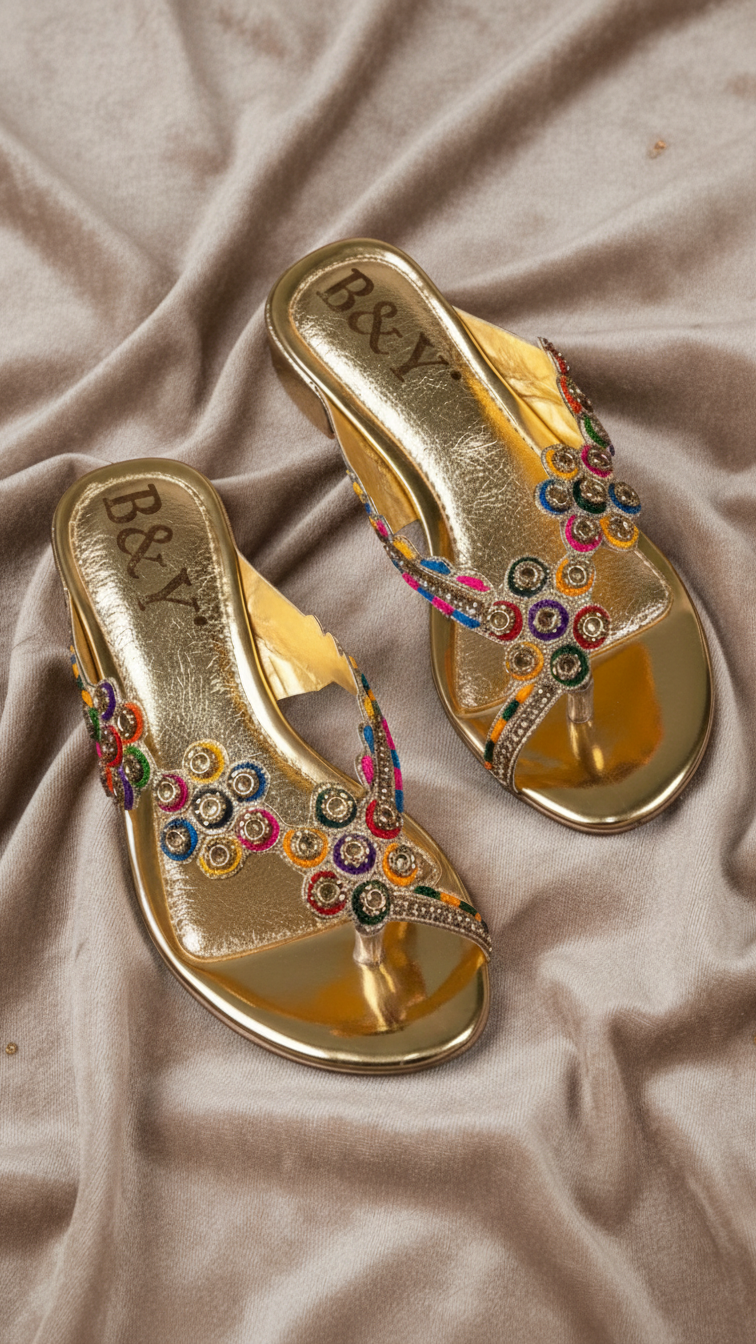 Chinelo 9817 Bronze Salto Bloco