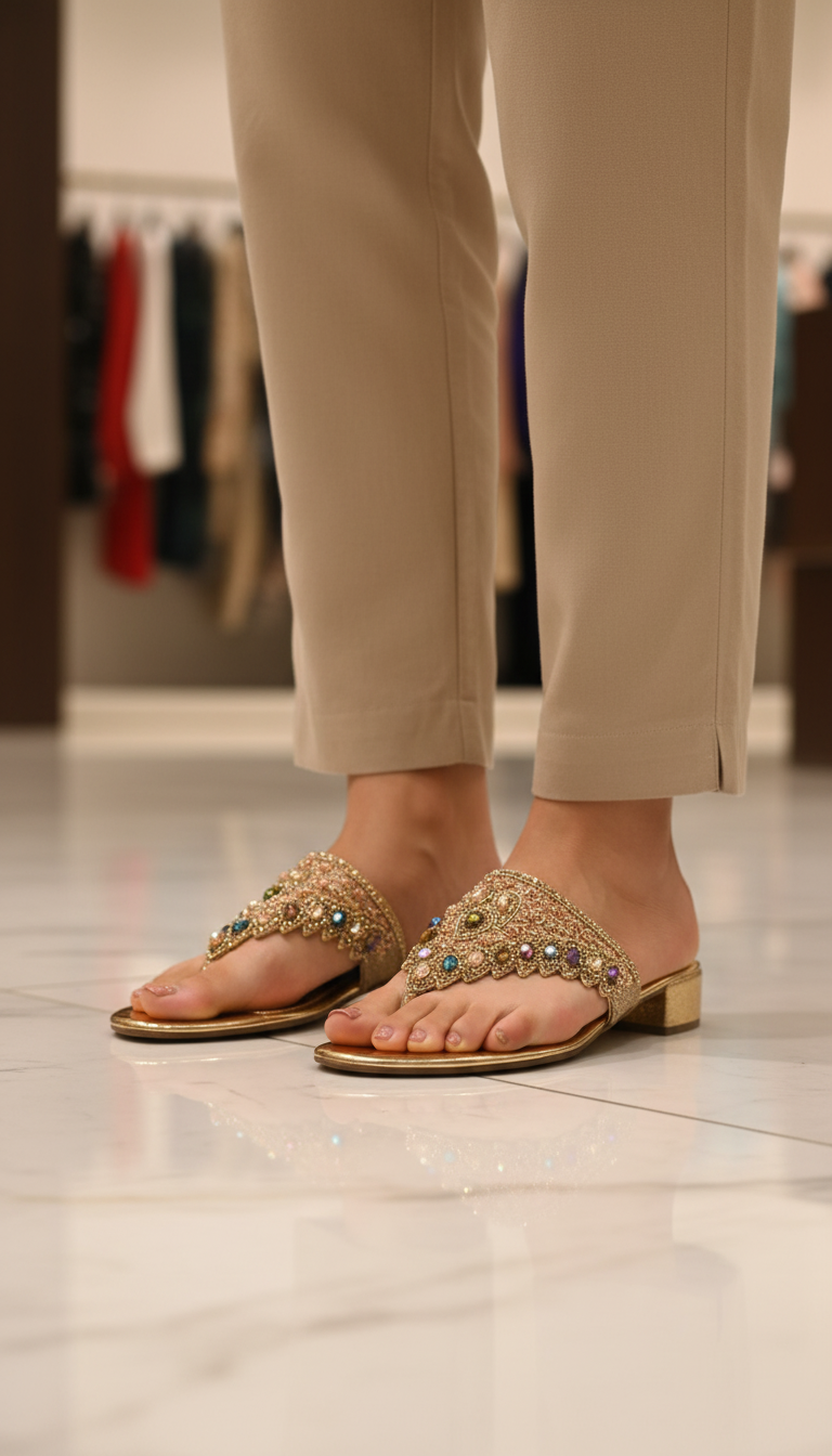 Chinelo 9763 Pessego Salto Bloco 3 cm