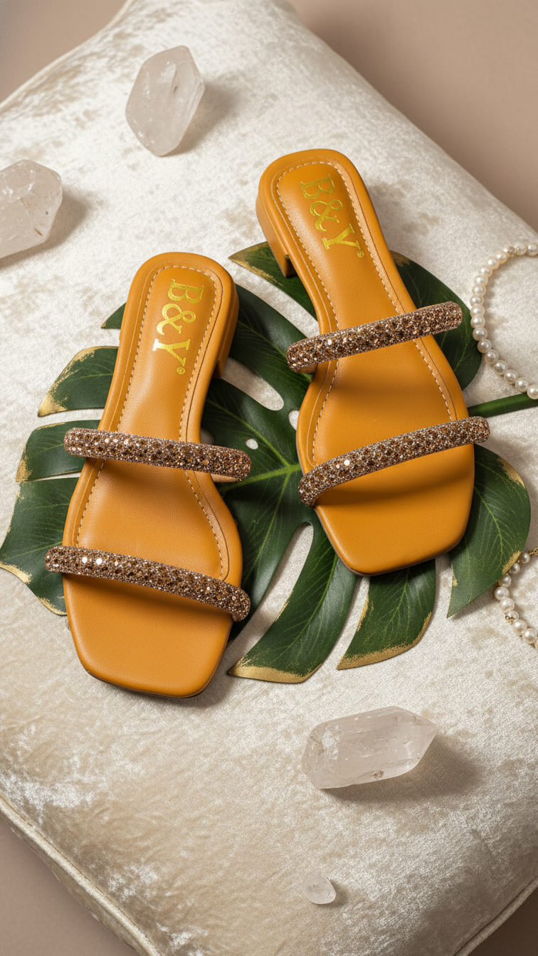 Tamanco 1221 Caramelo Salto Baixo