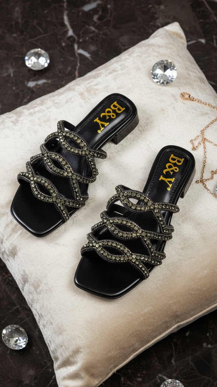 Tamanco 3010 Preto Salto Bloco