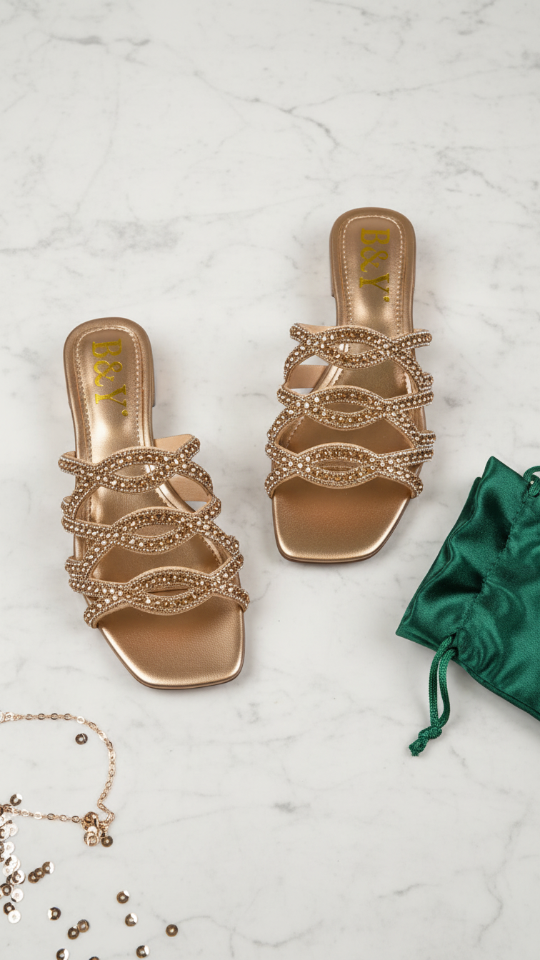 Tamanco 3010 Bronze Salto Bloco