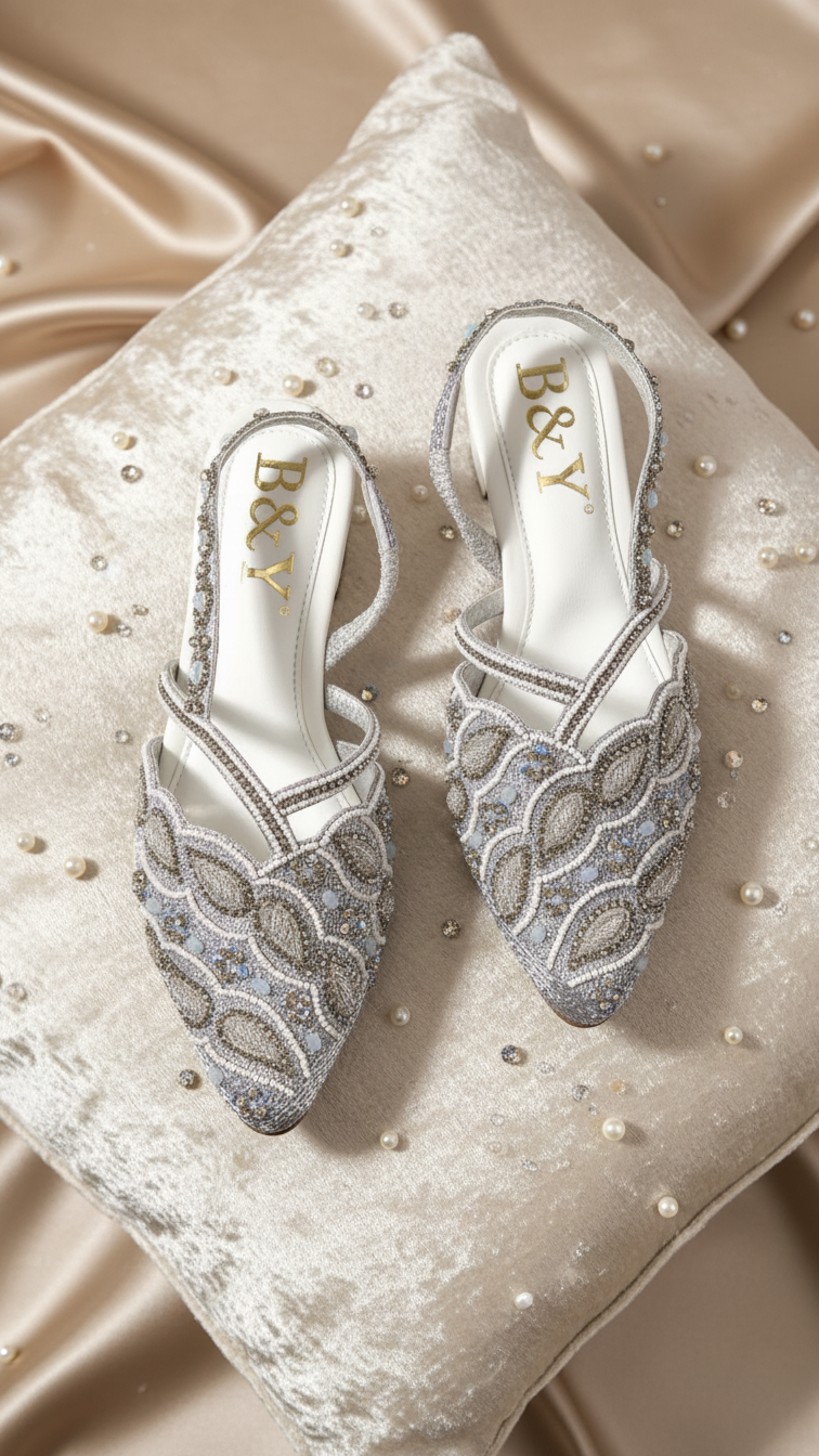 Mule 9839 Branco Salto Médio