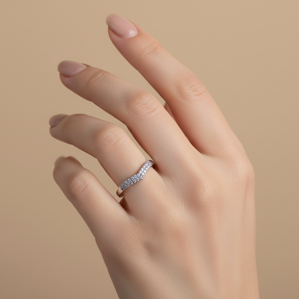 Anel Cristal Zirconia Prata 009