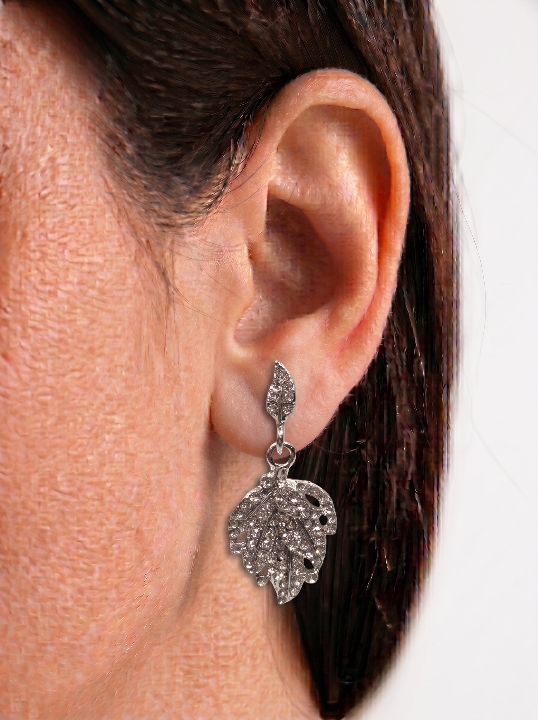 Brinco Cristal Zirconia Prata 2010