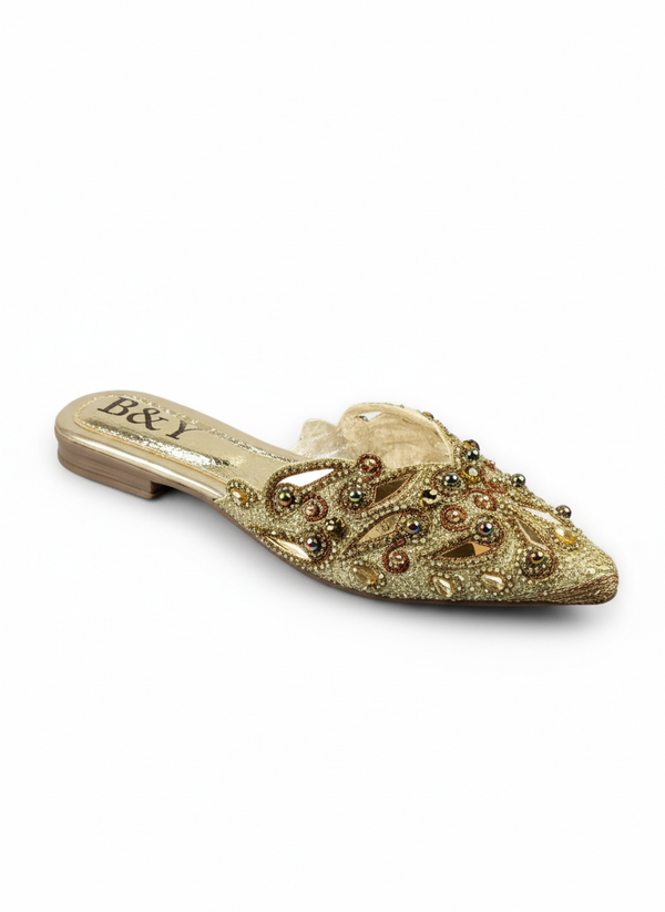 Mule 9697 Dourado Sem Salto
