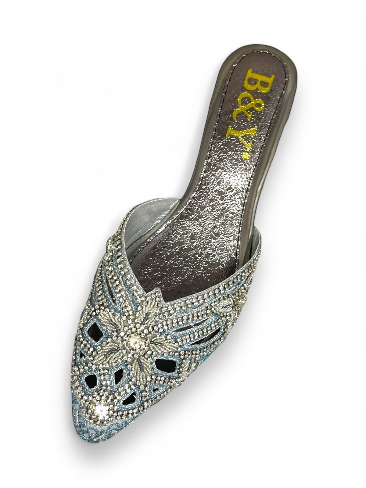 Mule 9203 Prata Salto Médio