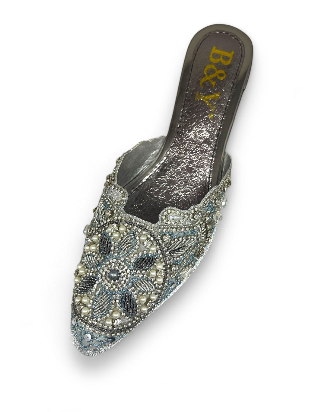 Mule 9210 Prata Salto Médio