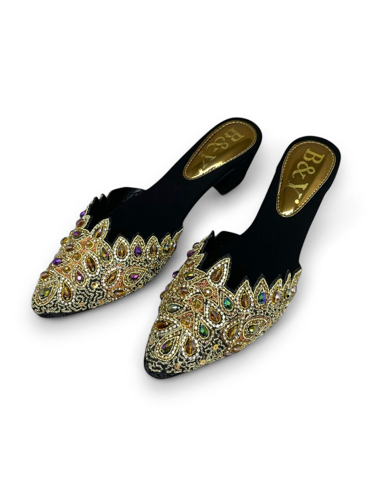 Mule 9419 Preto Salto Médio