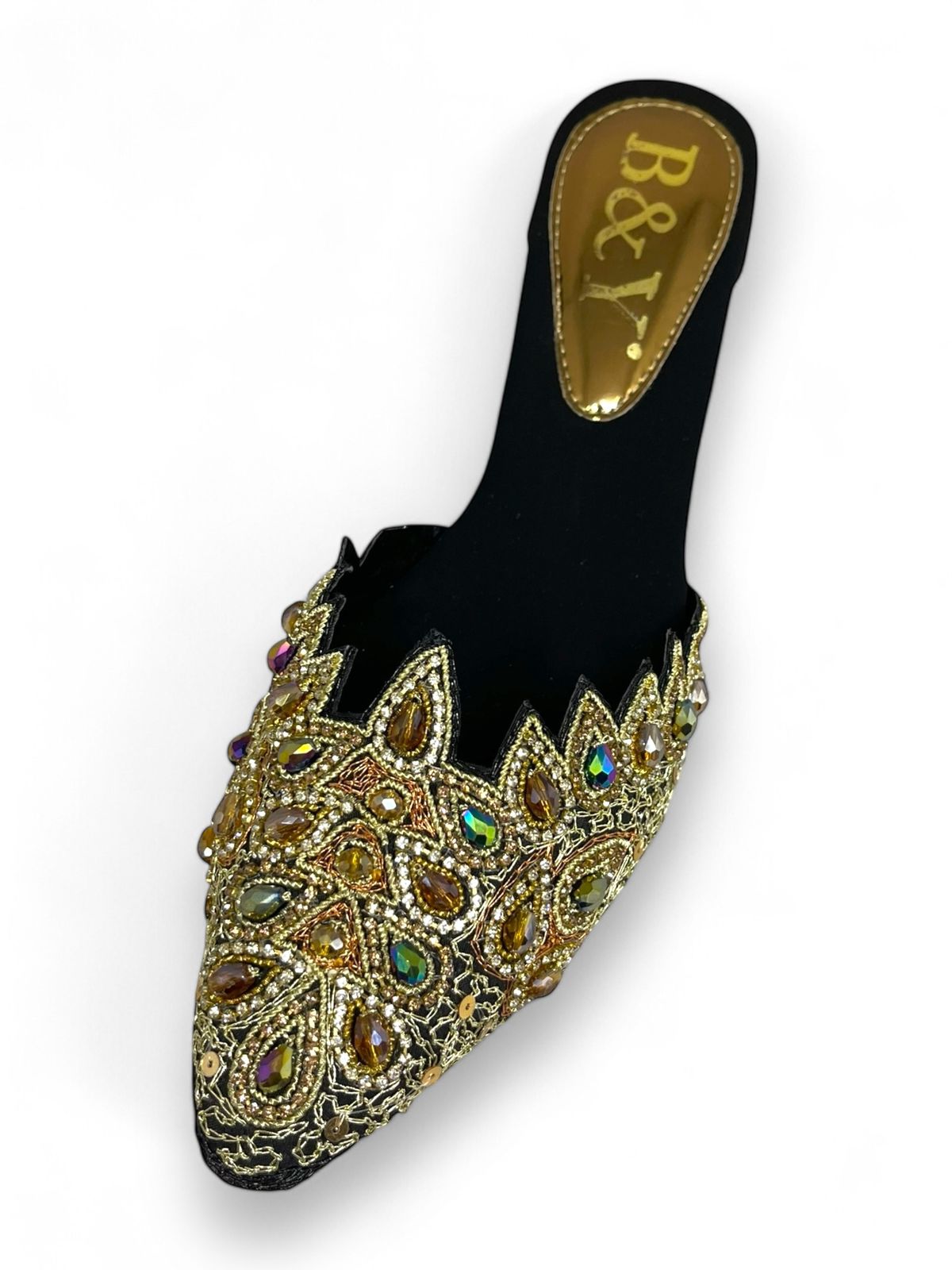 Mule 9419 Preto Salto Médio