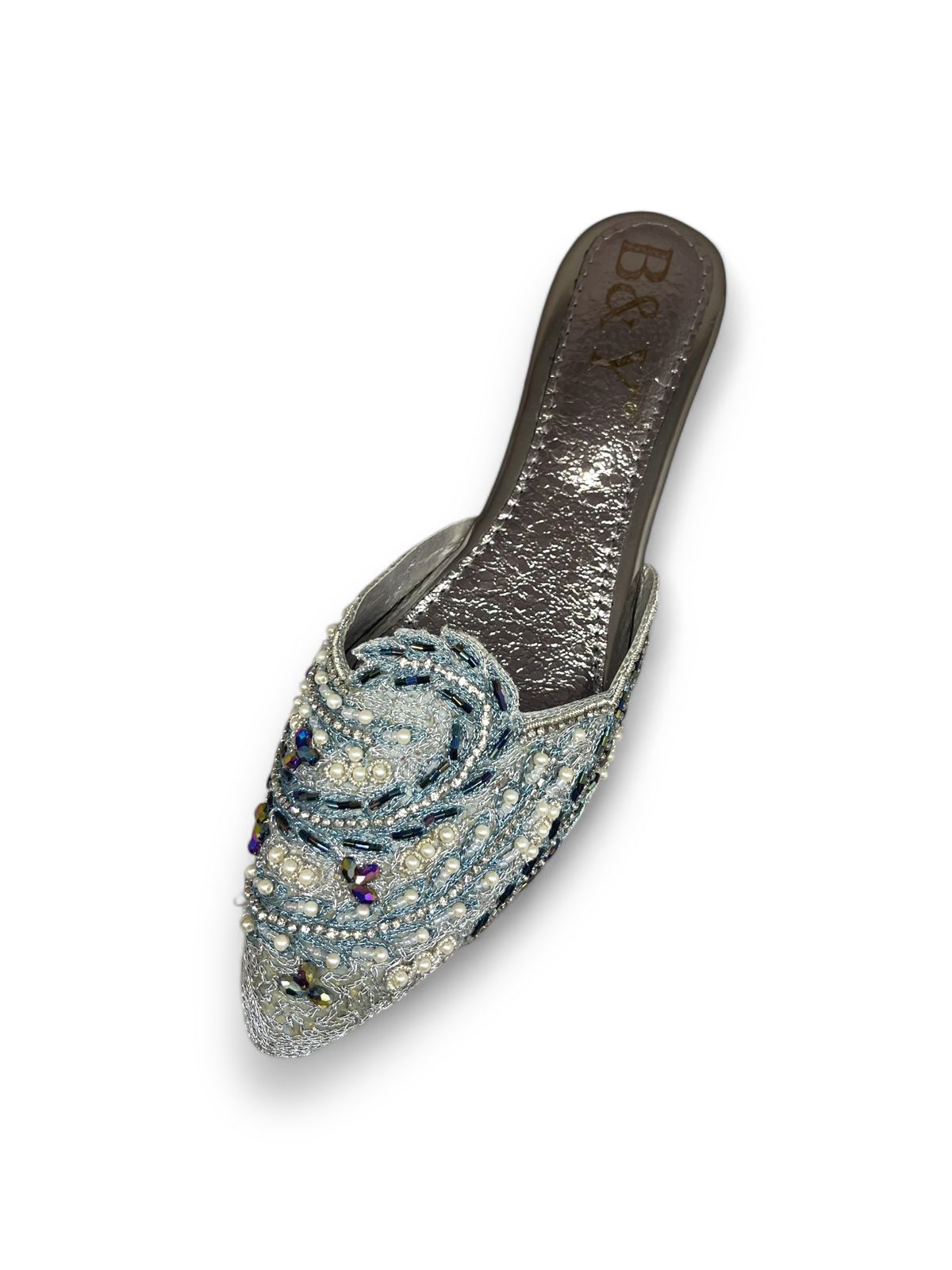 Mule 9437 Prata Salto Médio