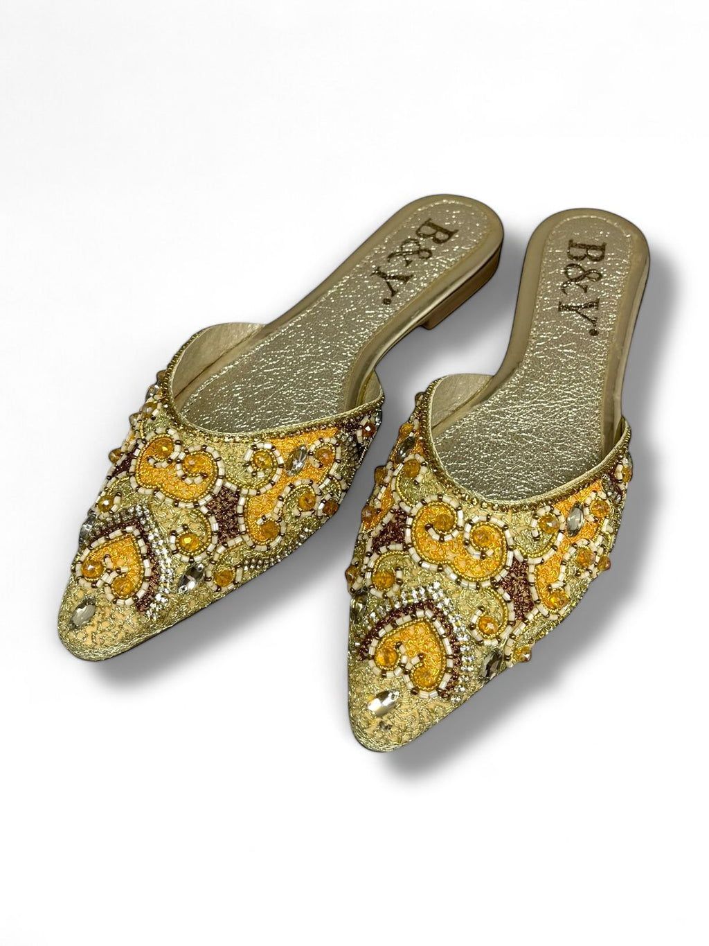 Mule 9444 Dourada Sem Salto