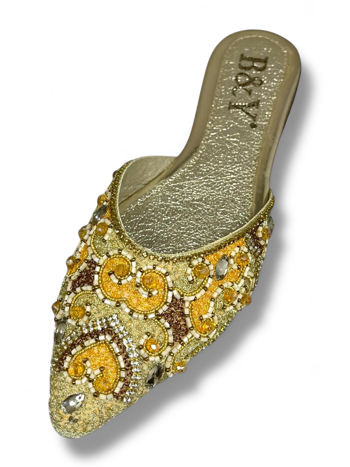 Mule 9444 Dourada Sem Salto