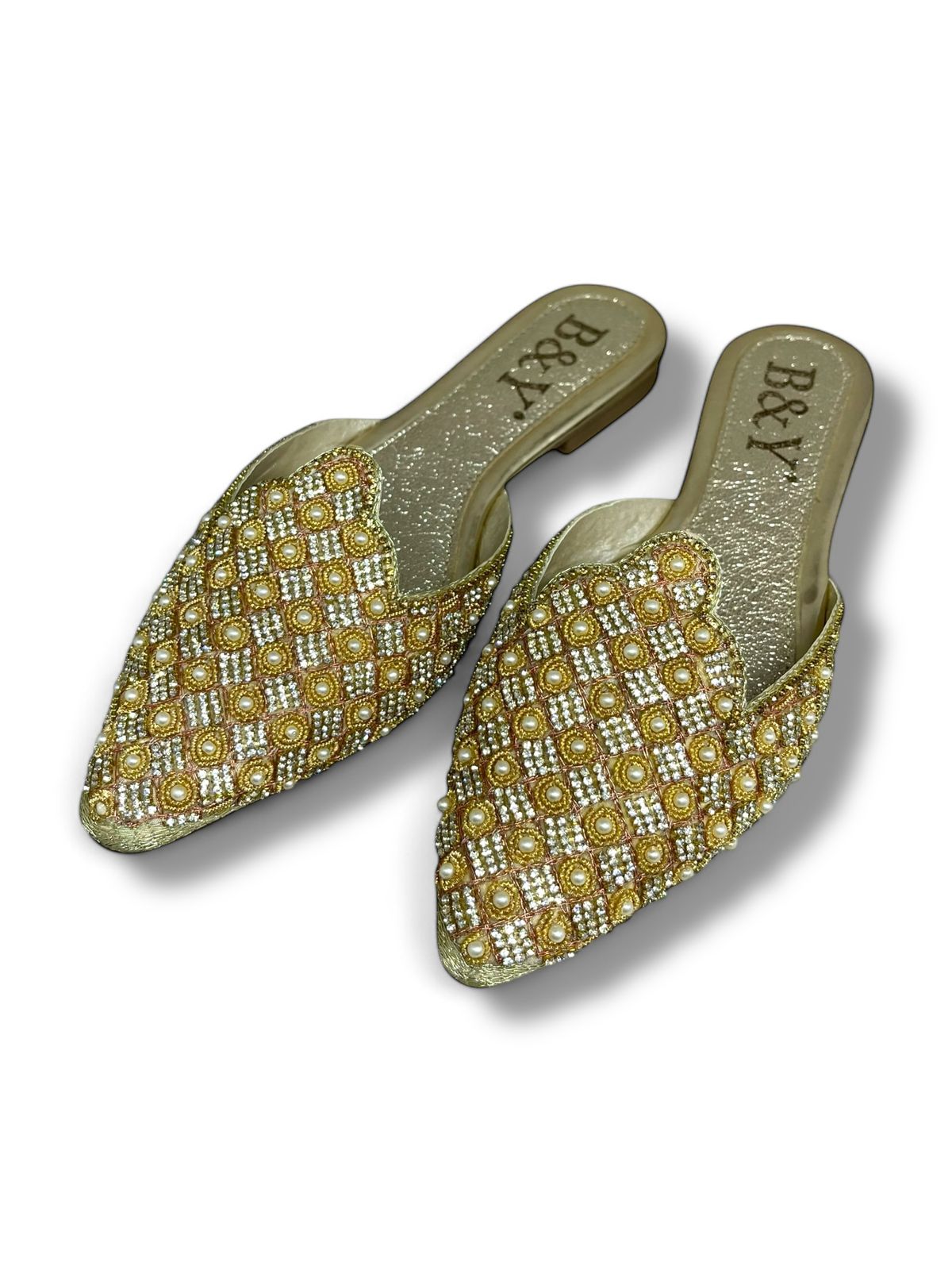 Mule 9471 Dourada Sem Salto