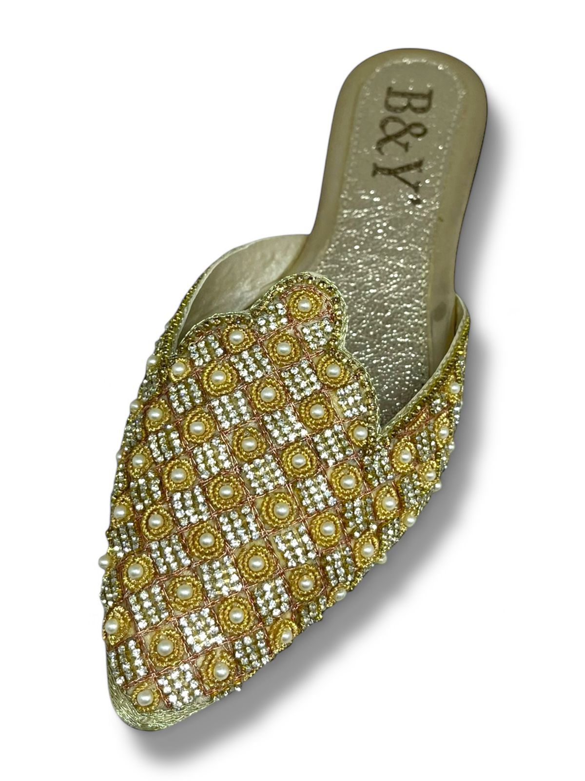 Mule 9471 Dourada Sem Salto