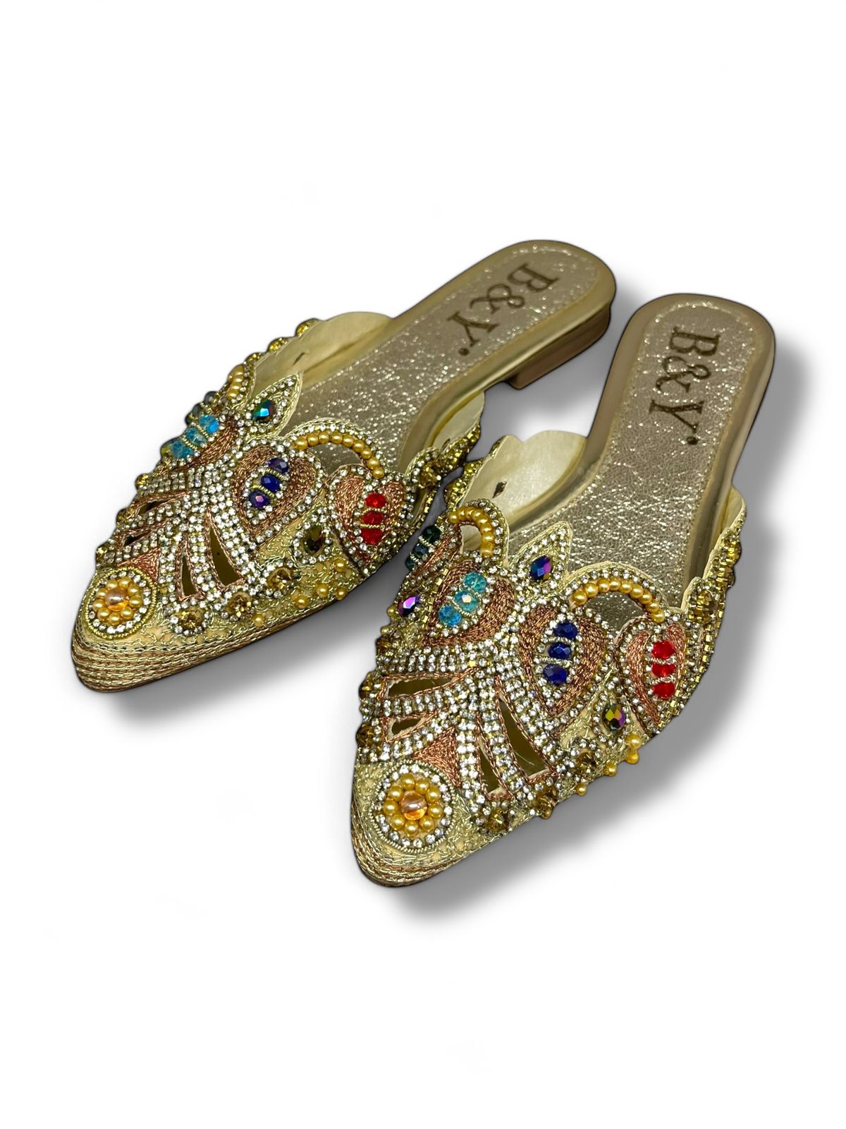 Mule 9518 Dourado Sem Salto