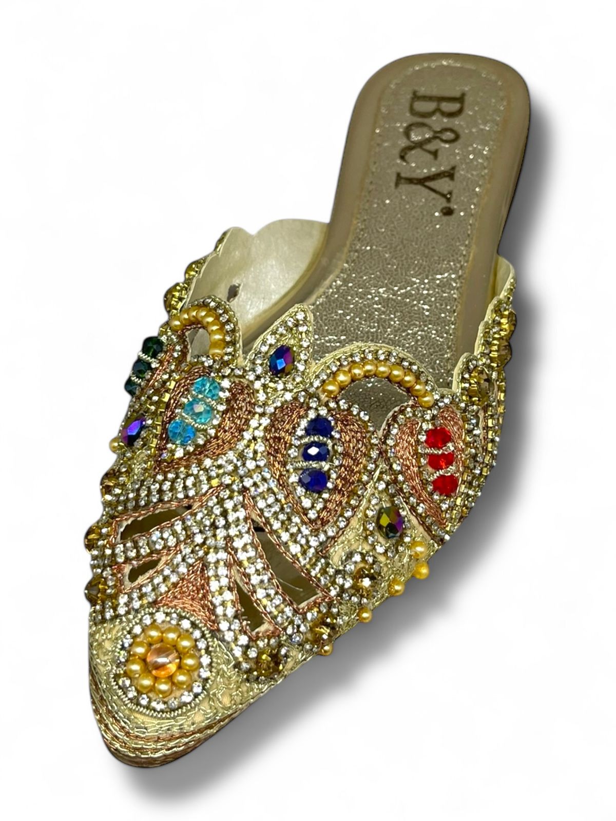 Mule 9518 Dourado Sem Salto