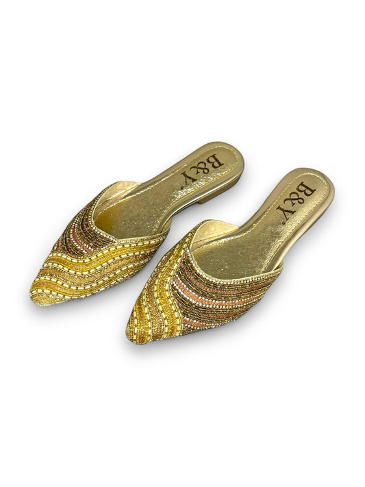 Mule 9568 Dourado Sem Salto