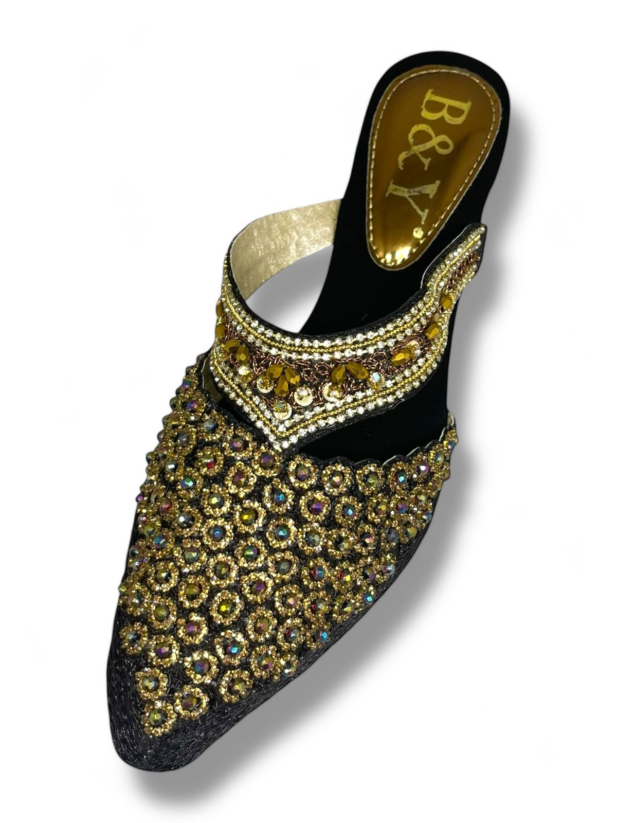 Mule 9771 Preto Salto Médio