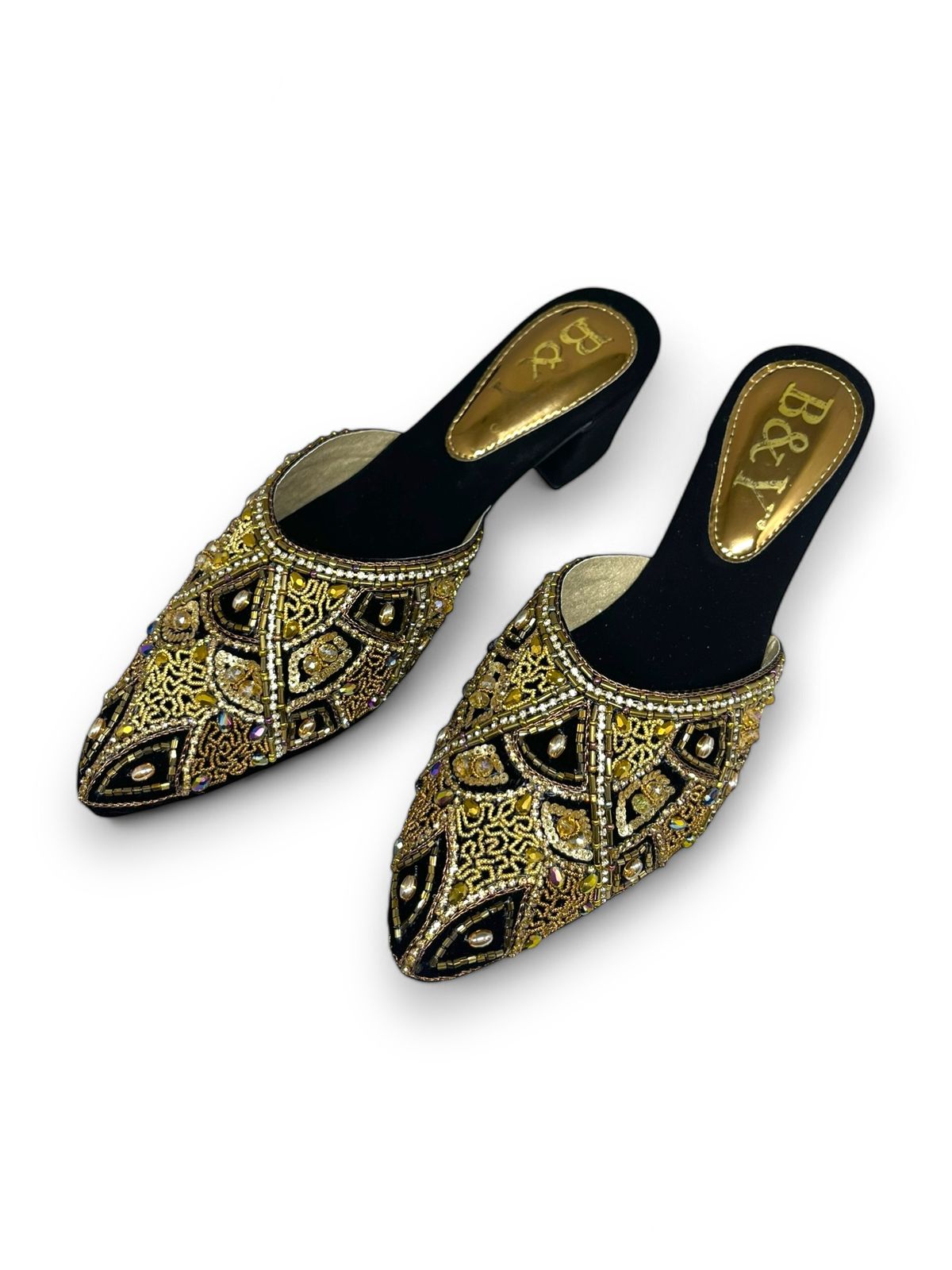 Mule 9786 Preto Salto Médio