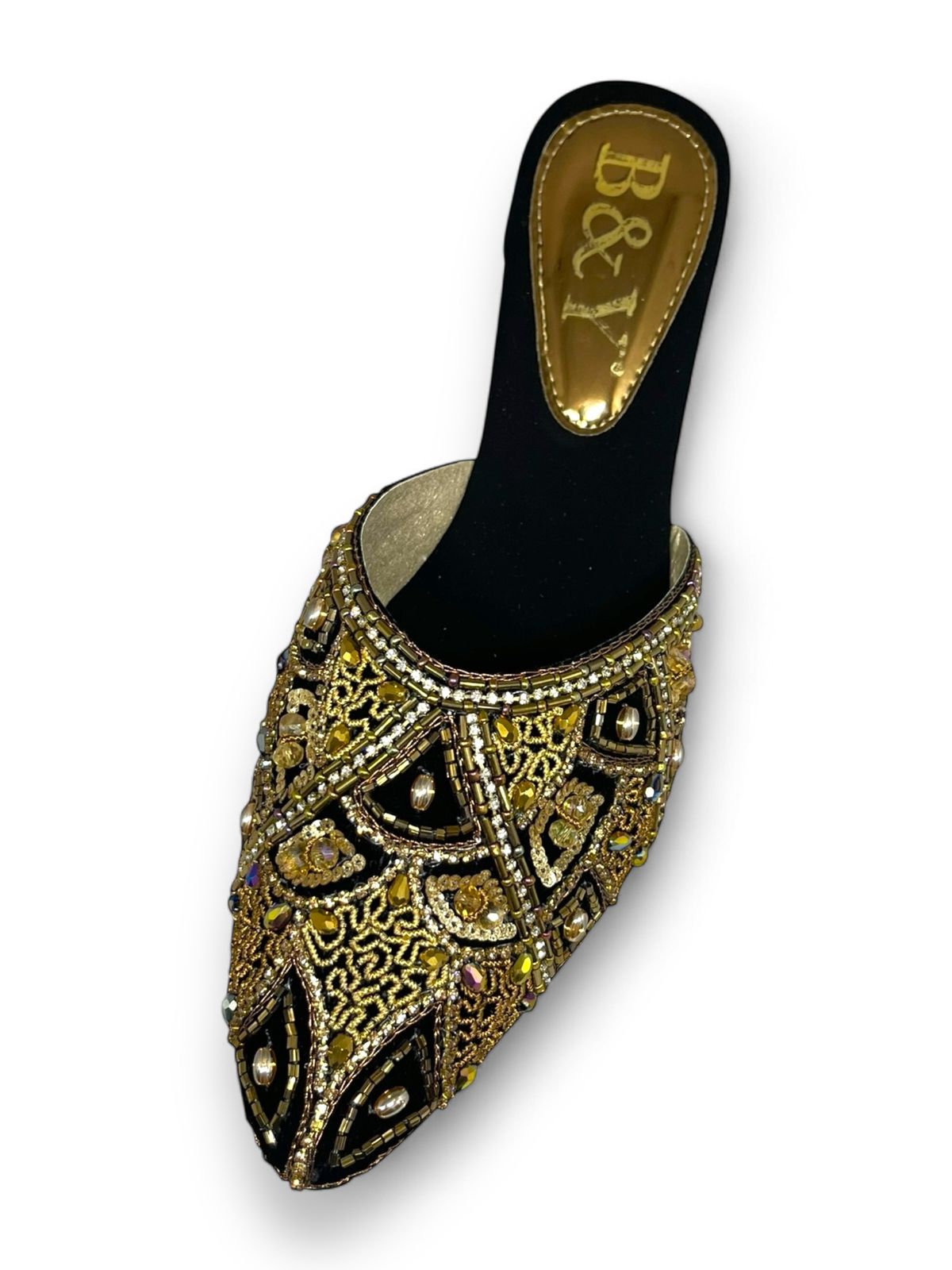 Mule 9786 Preto Salto Médio