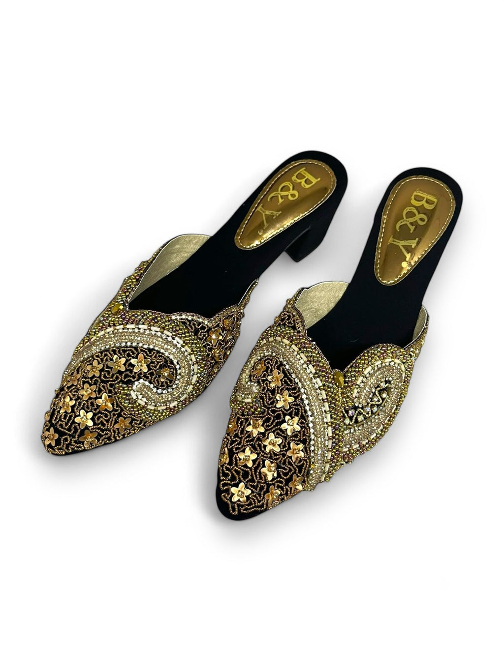 Mule 9787 Preto Salto Médio