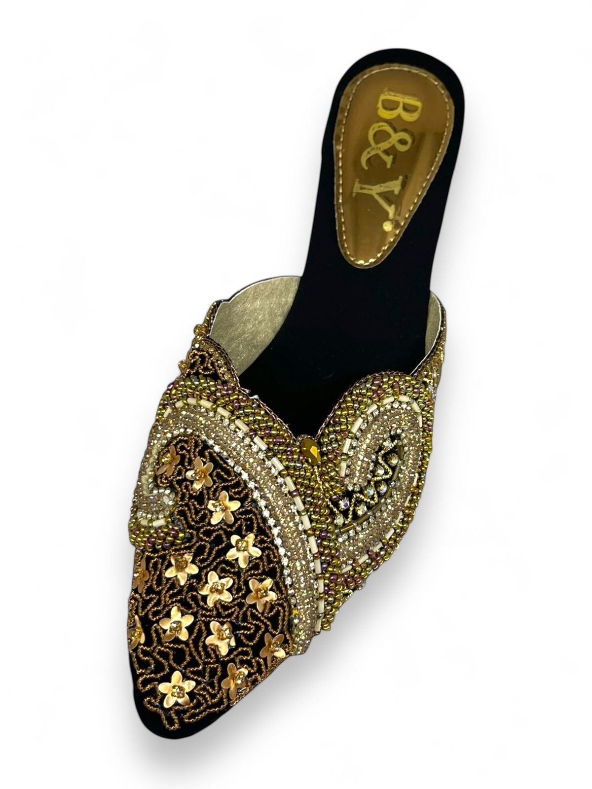 Mule 9787 Preto Salto Médio