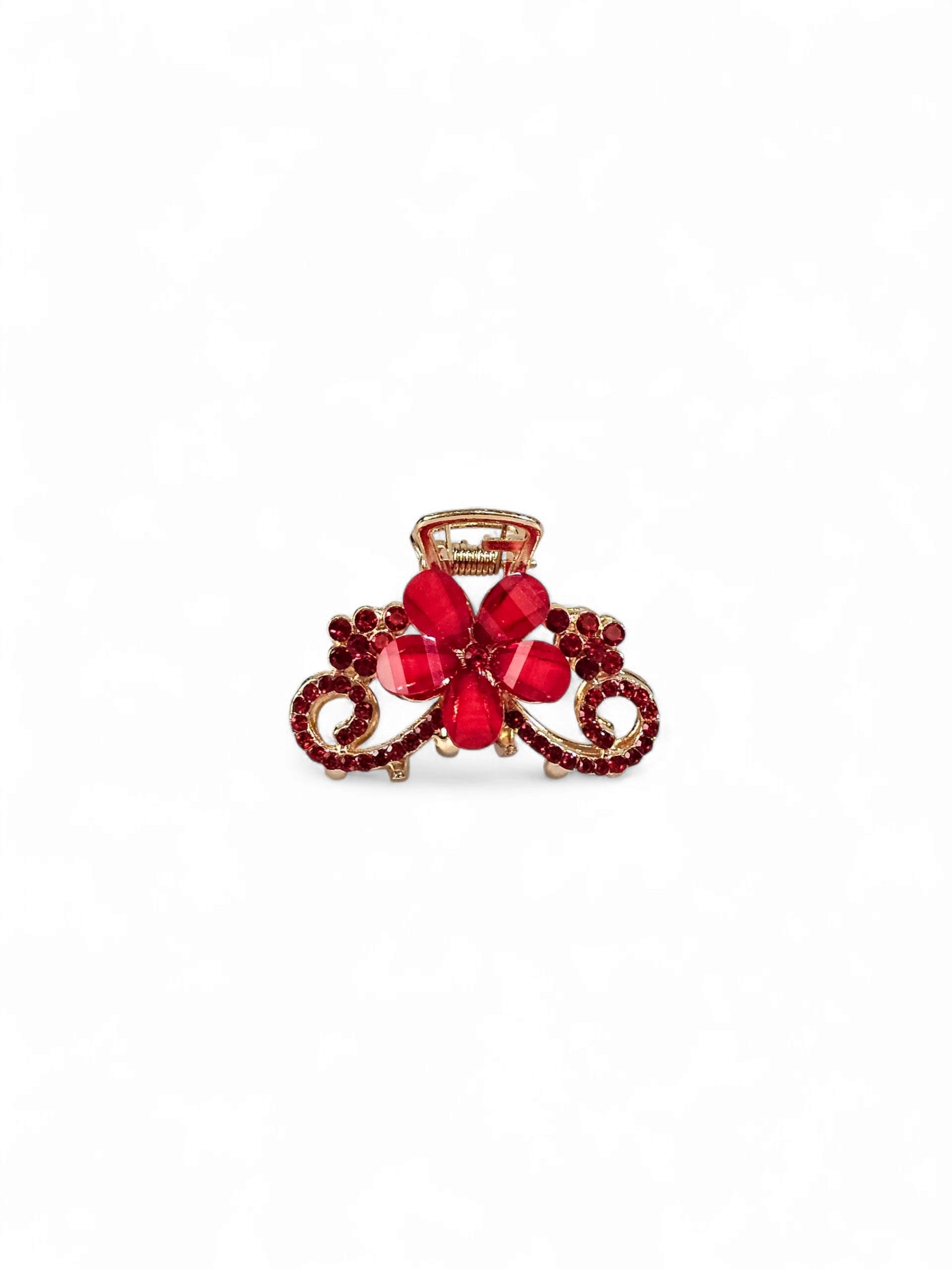 Prendedor de Cabelo Cristal Pequeno 023