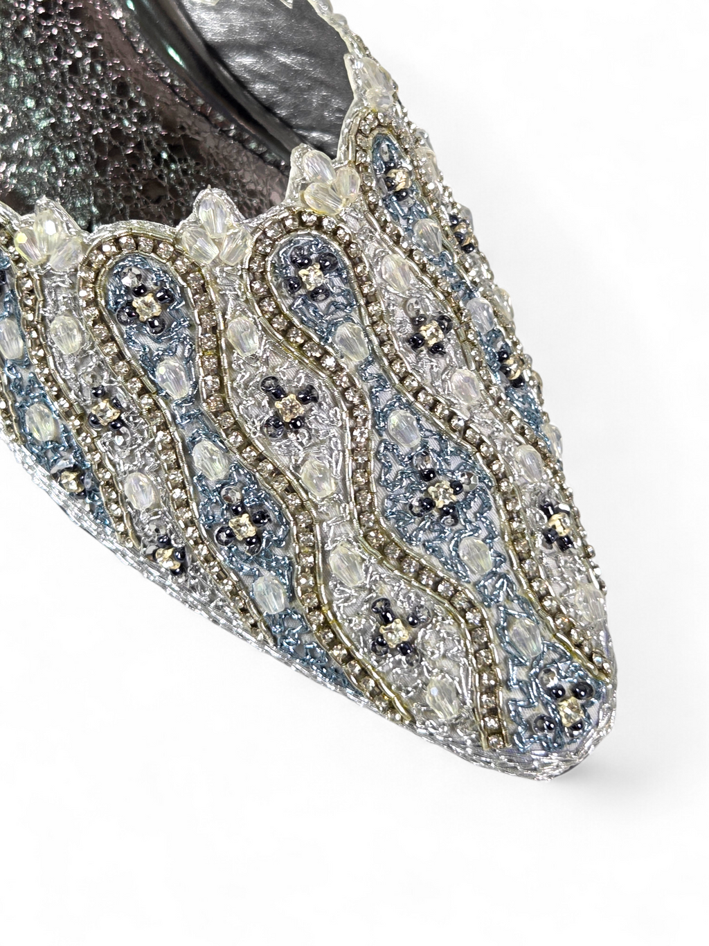 Mule 9825 Prata Salto Médio