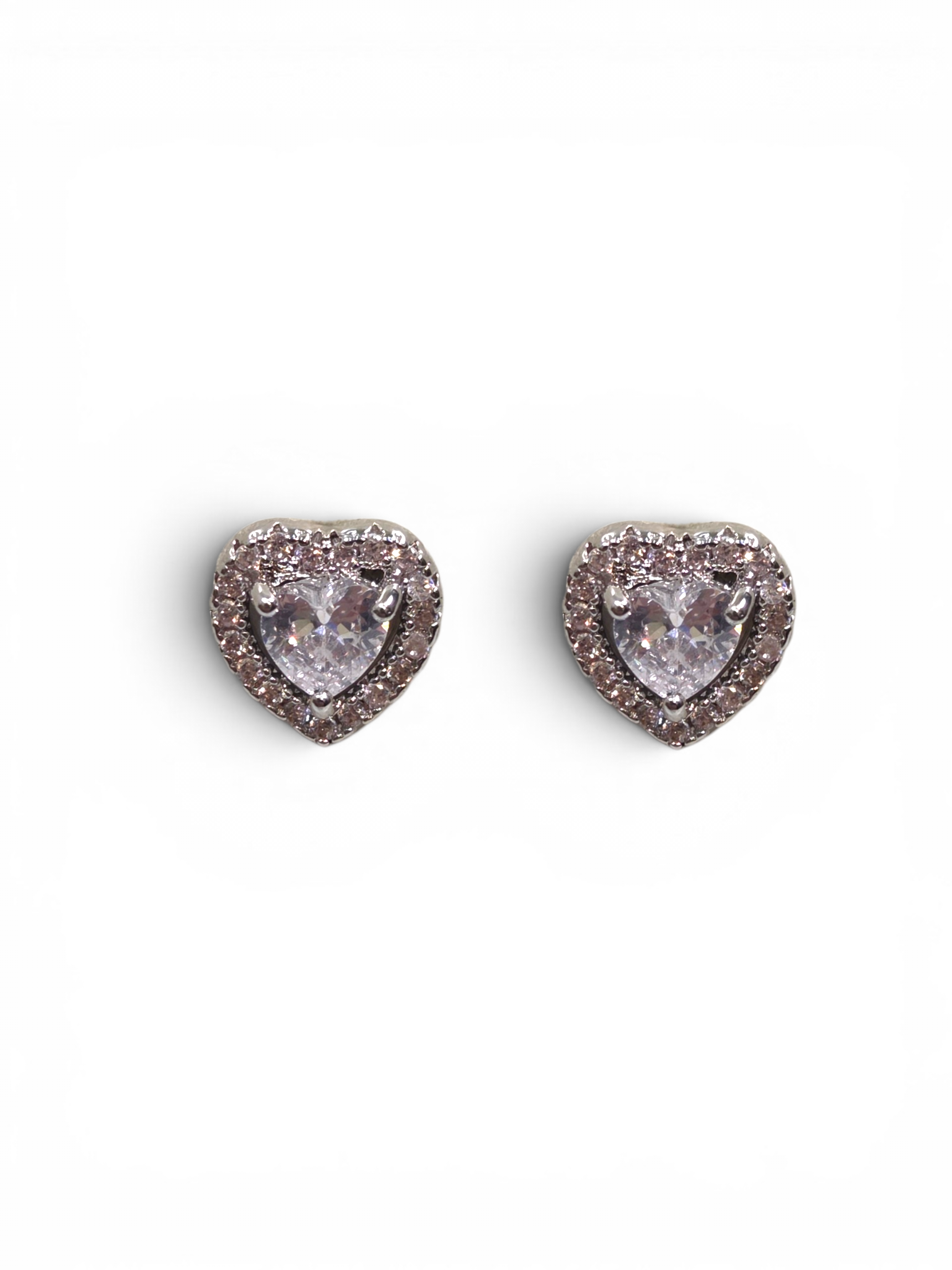 Brinco Cristal Zirconia Prata #2014