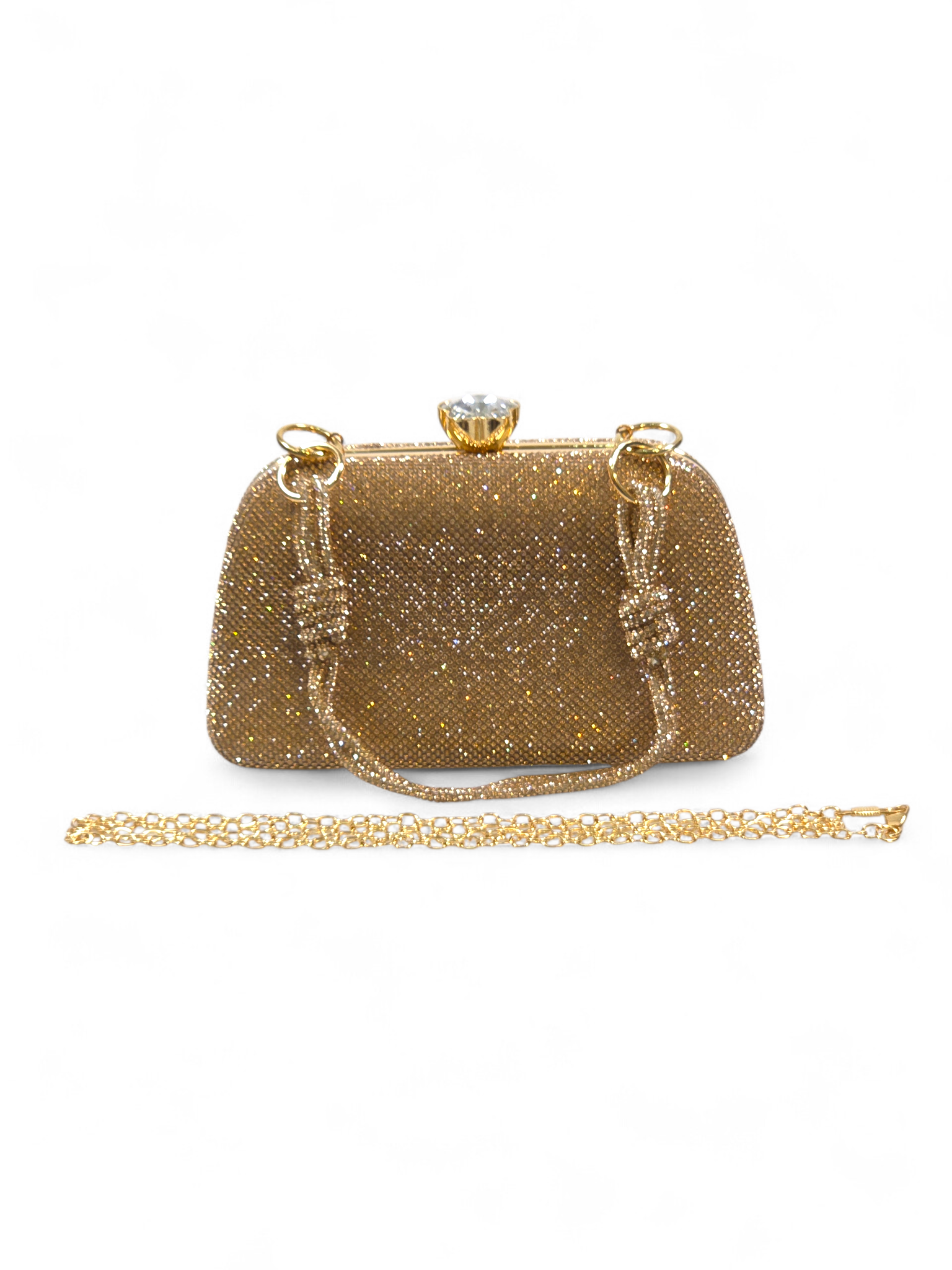 Bolsa Clutch Cristal Champagne 1059