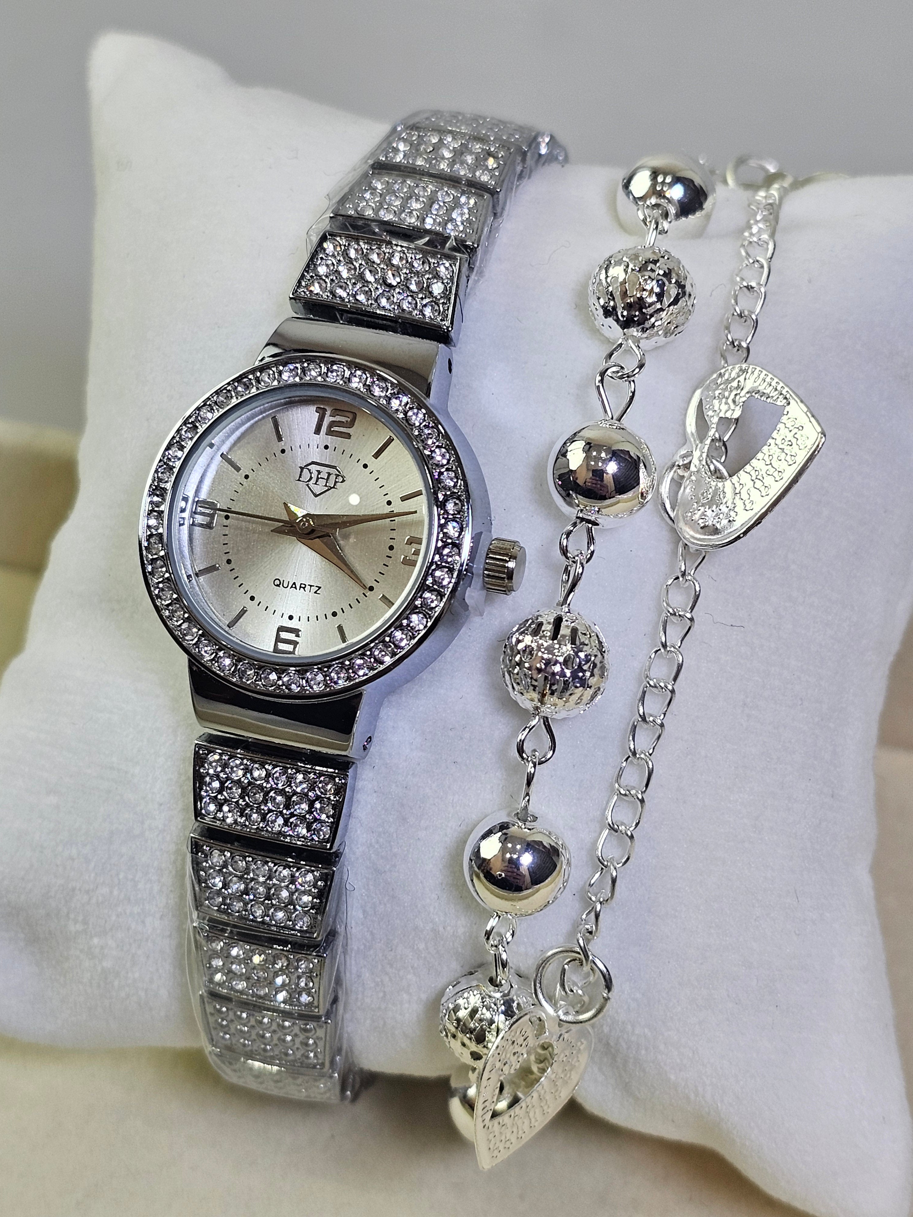 Relógio Prova d’Água com Pulseira Folheada 029