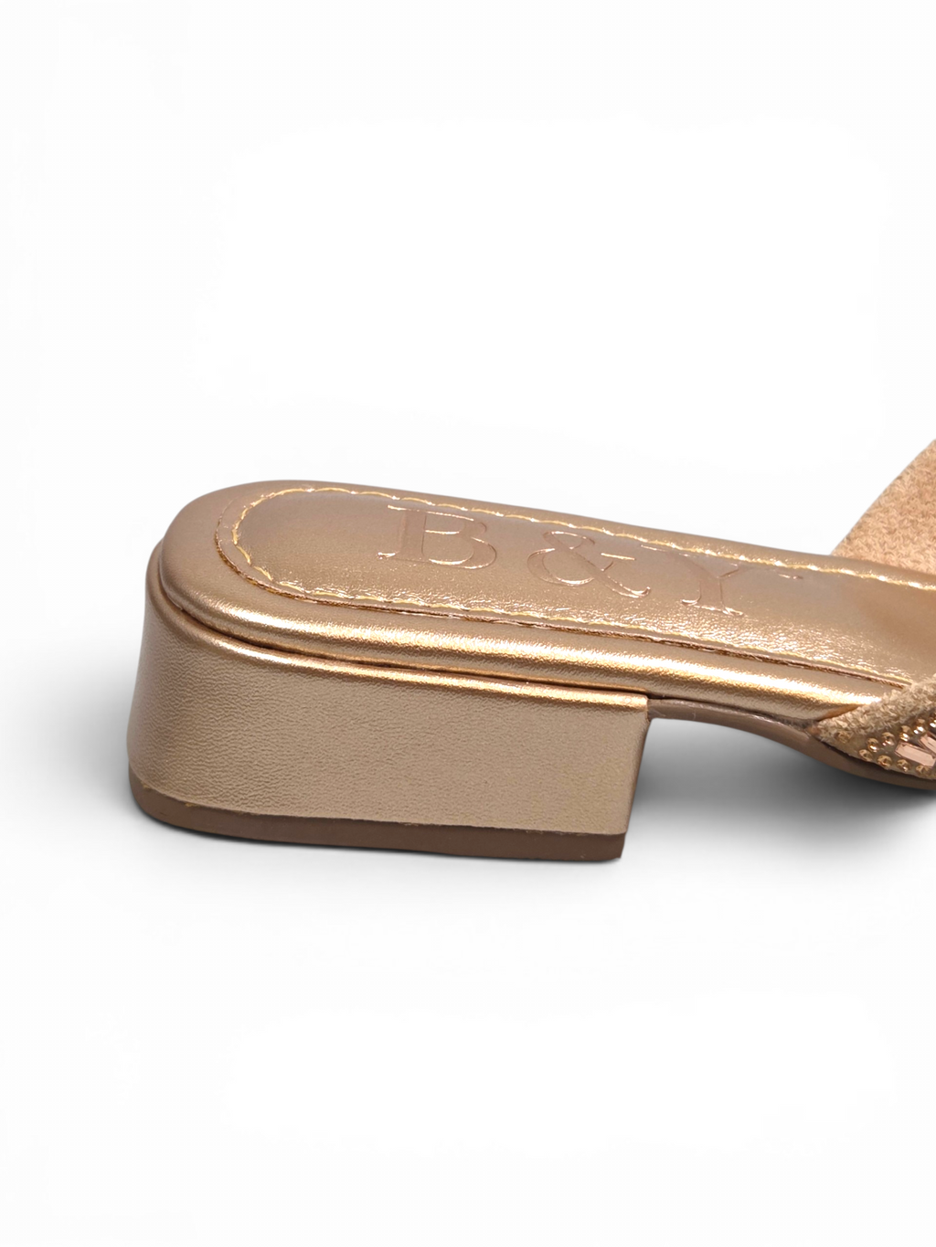 Chinelo 1222 Bronze Salto Baixo 2 cm