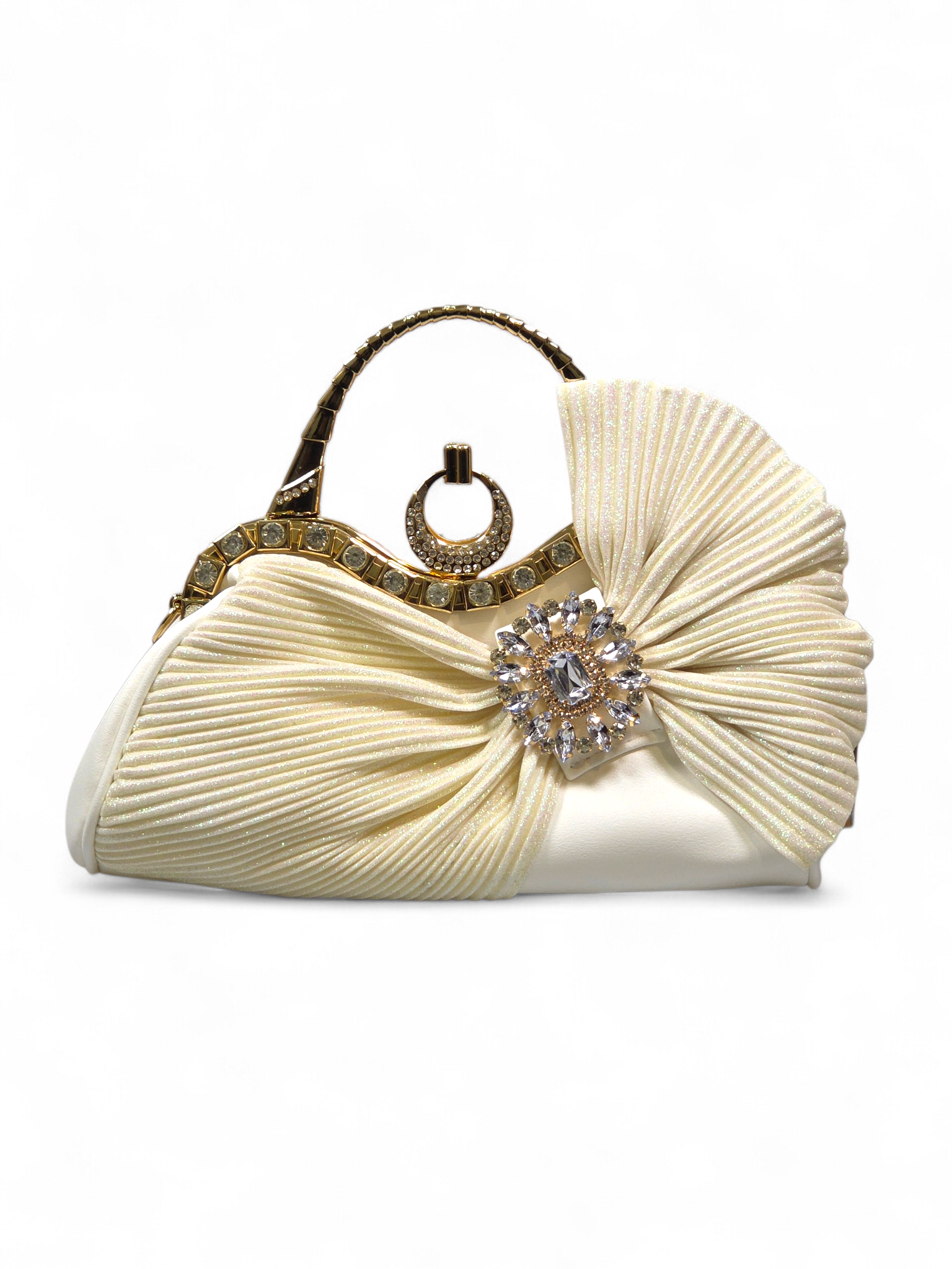 Bolsa Clutch Cristal Branco 1084