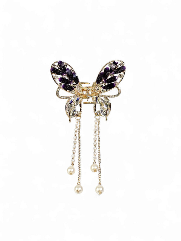 Prendedor Cristal Borboleta Grande 062