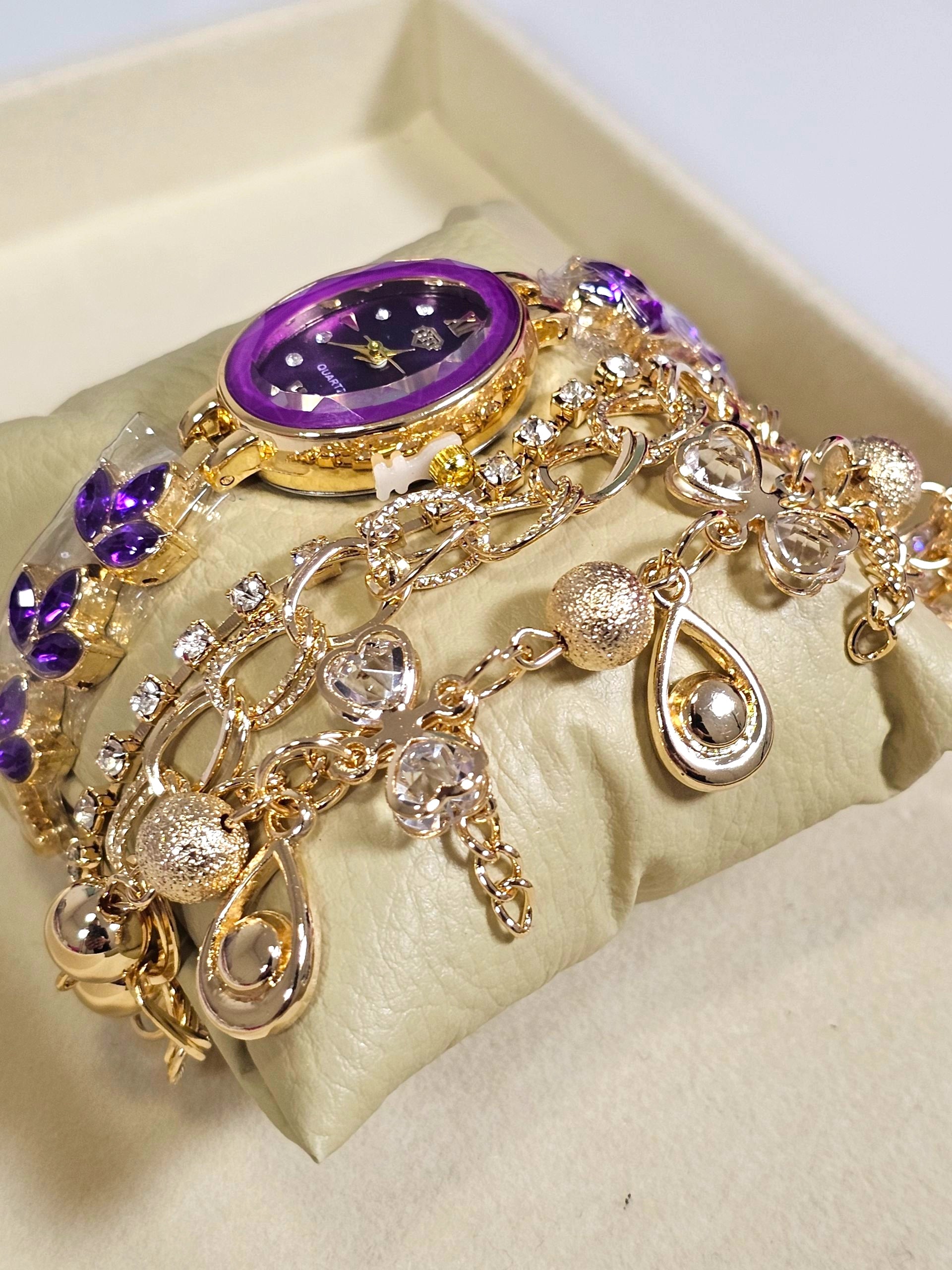 Relógio Prova d’Água com Pulseira Folheada 003