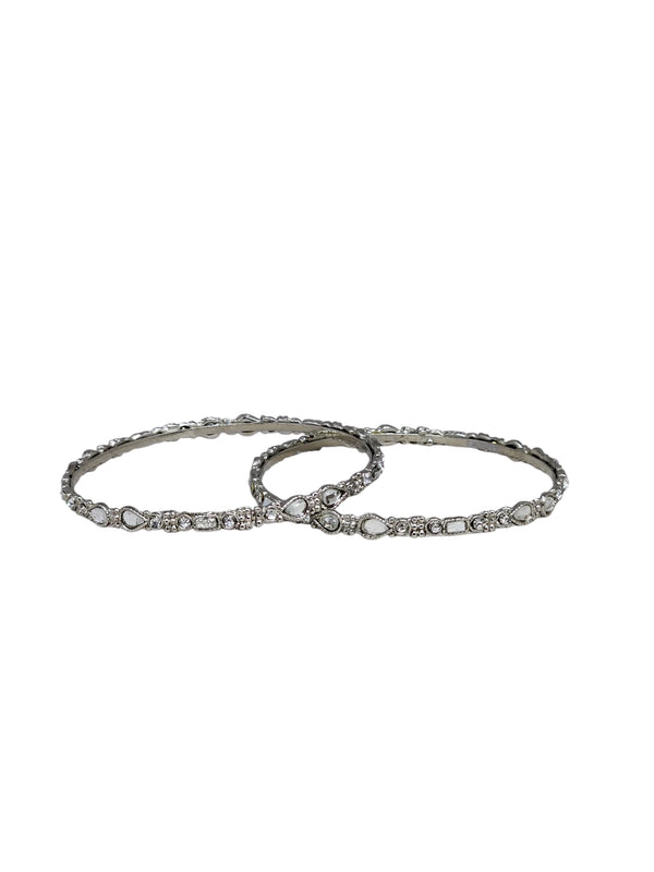 Pulseira Prata #1001 Kit com 2
