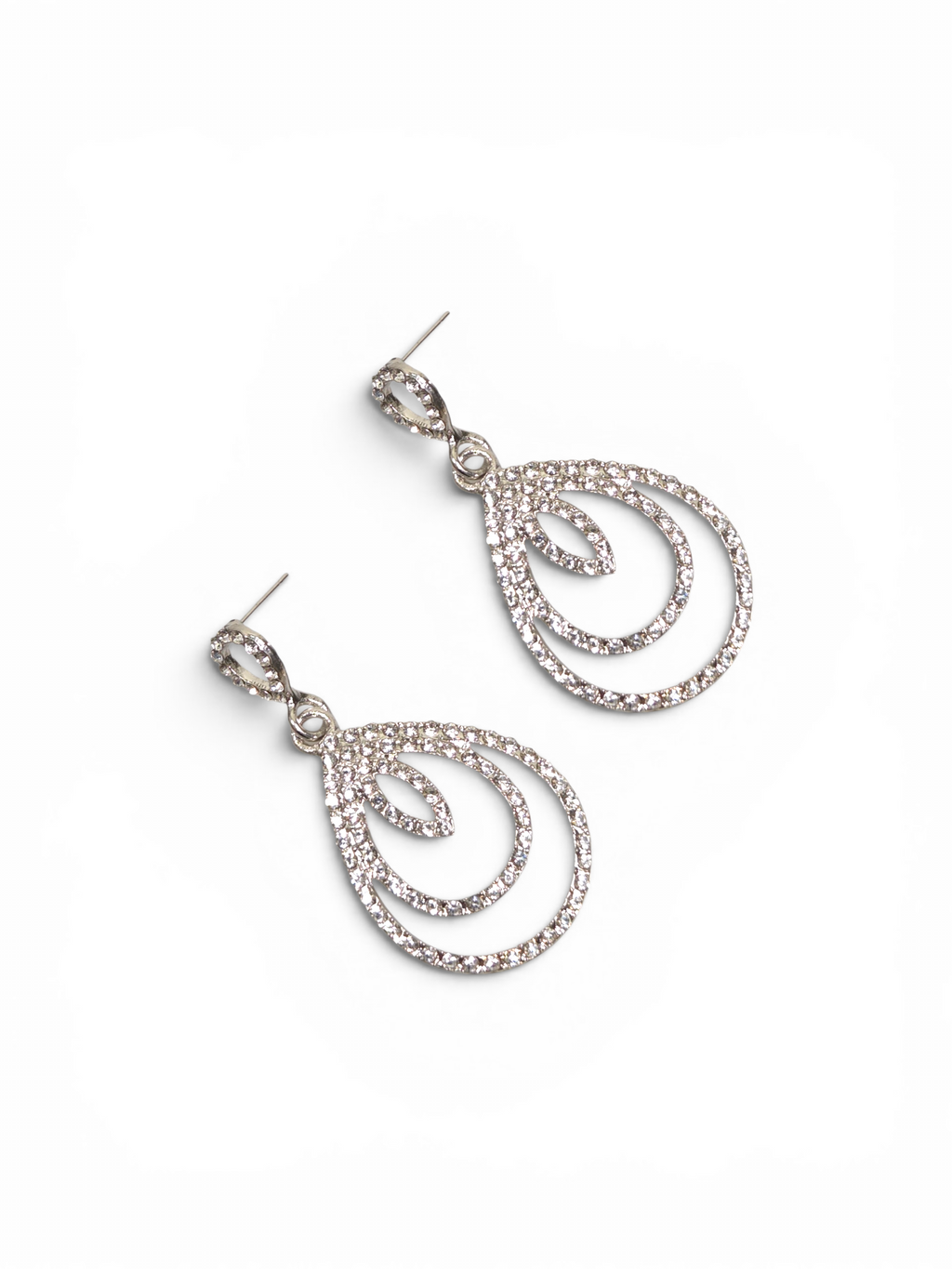 Brinco Cristal Zirconia Prata #2025