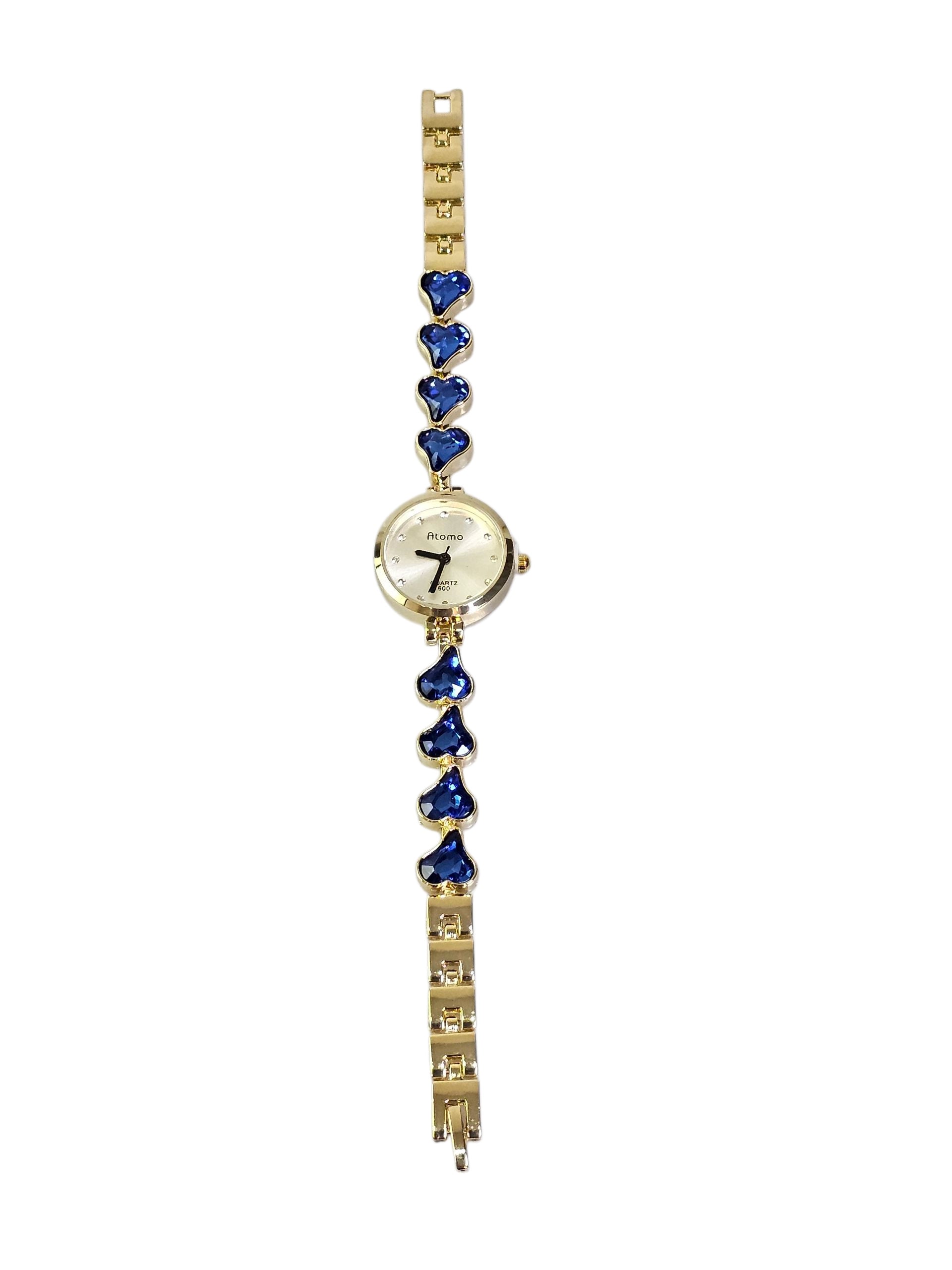 Relógio Prova d’Água com Pulseira Folheada 032