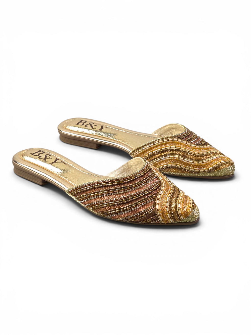 Mule 9563 Dourado Sem Salto