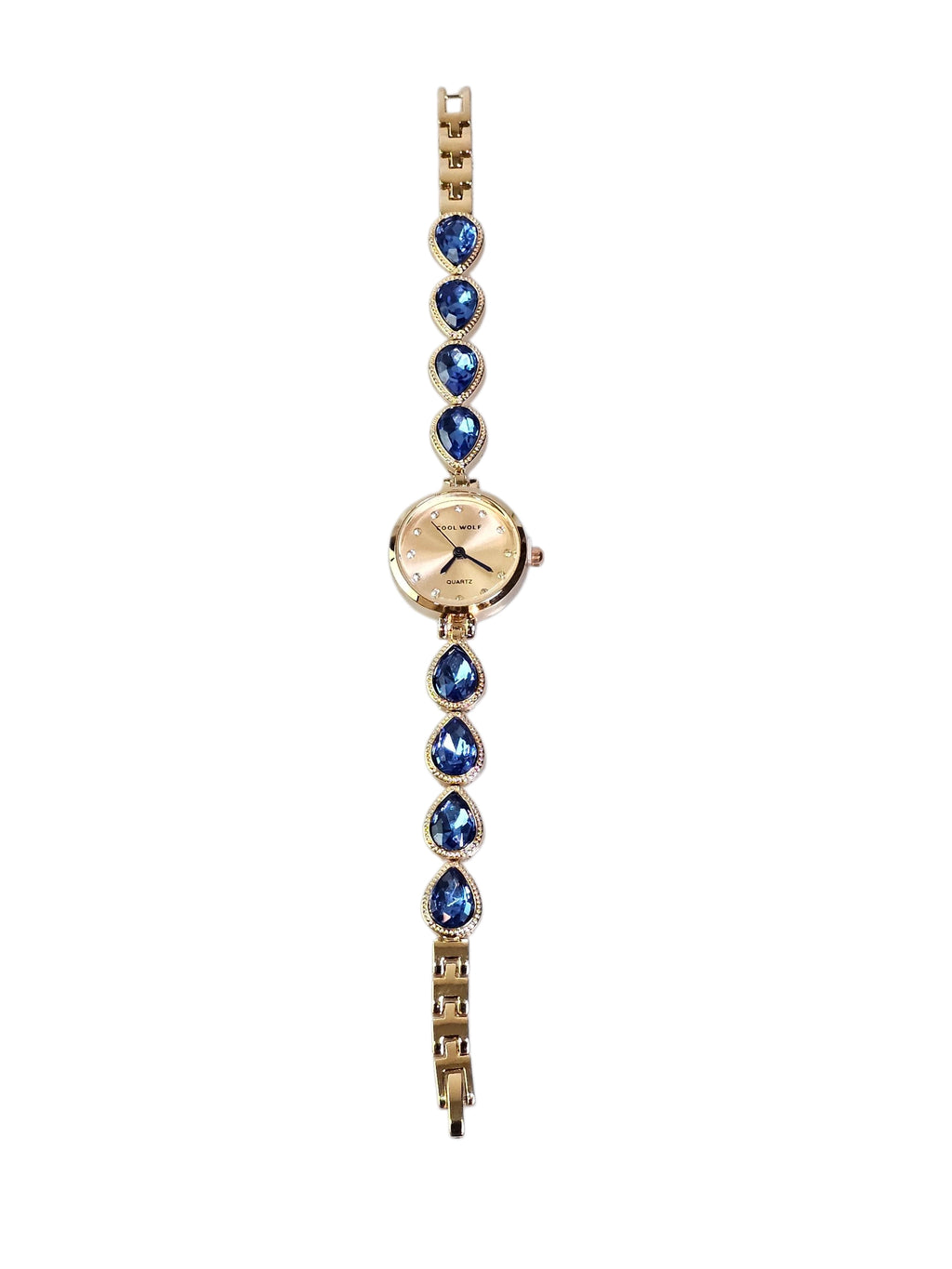Relógio Prova d’Água com Pulseira Folheada 034