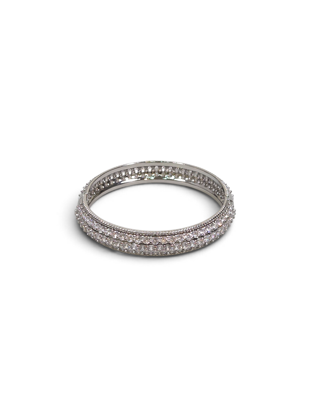 Pulseira Cristal Zirconia Prata 2017