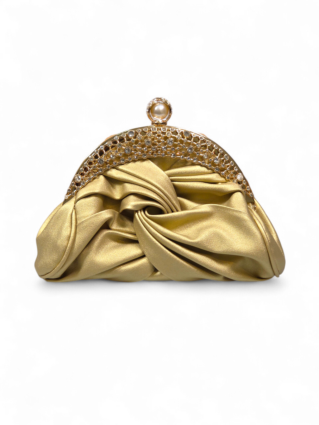 Bolsa Clutch Cristal Bege 1072
