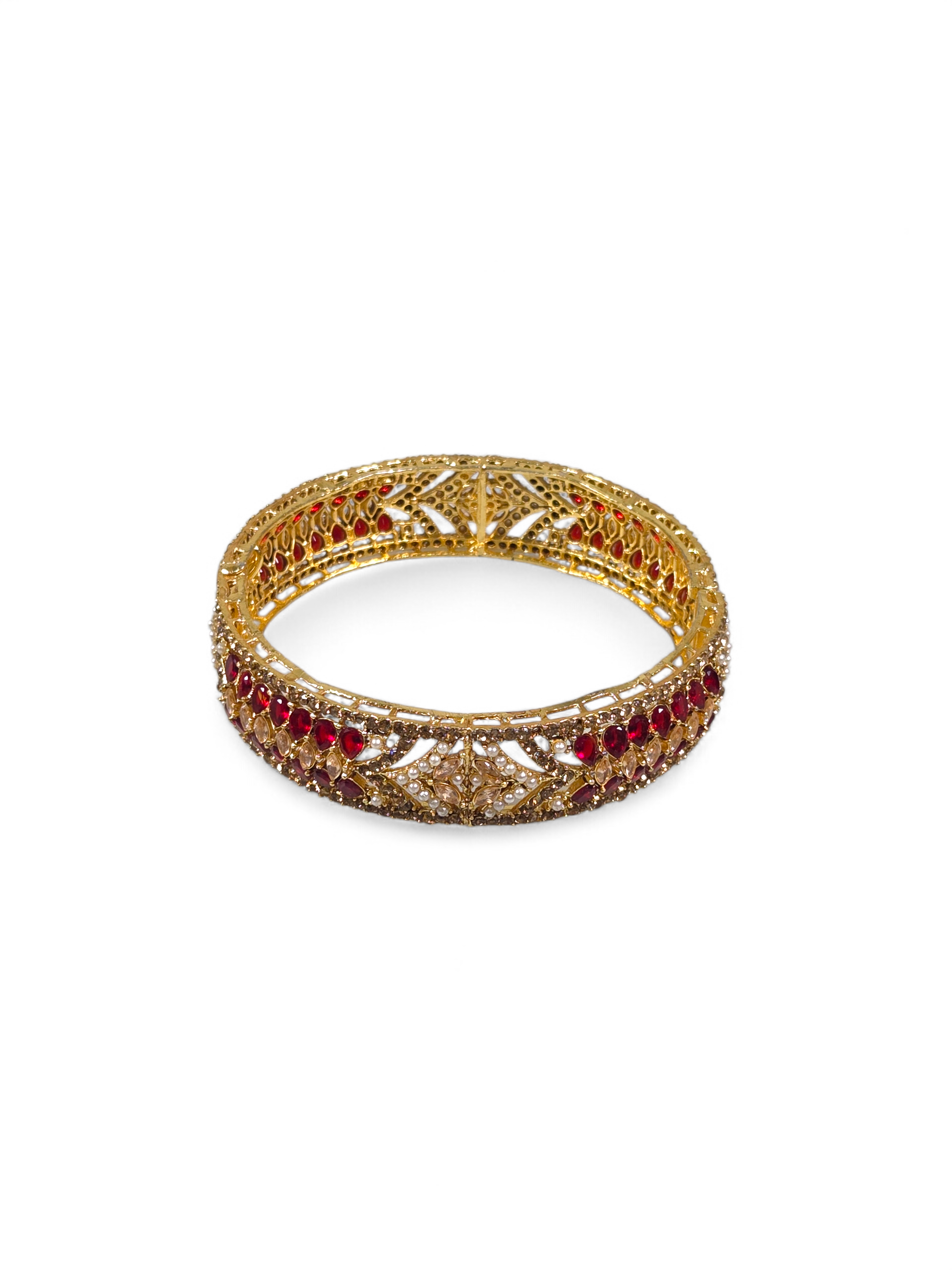 Bracelete Folheado Semi Joia Dourado #1021