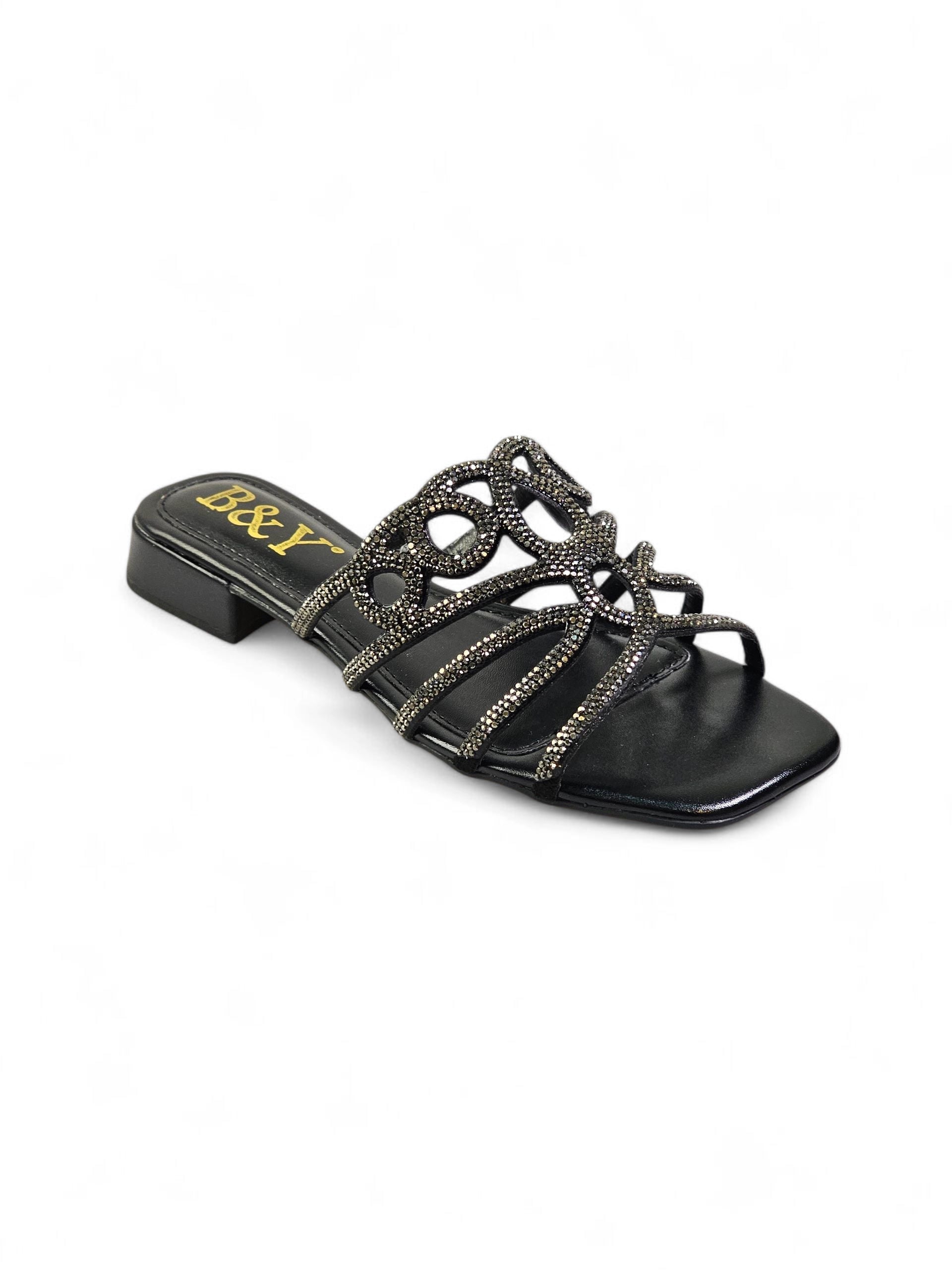 Tamanco 3002 Preto Salto Baixo