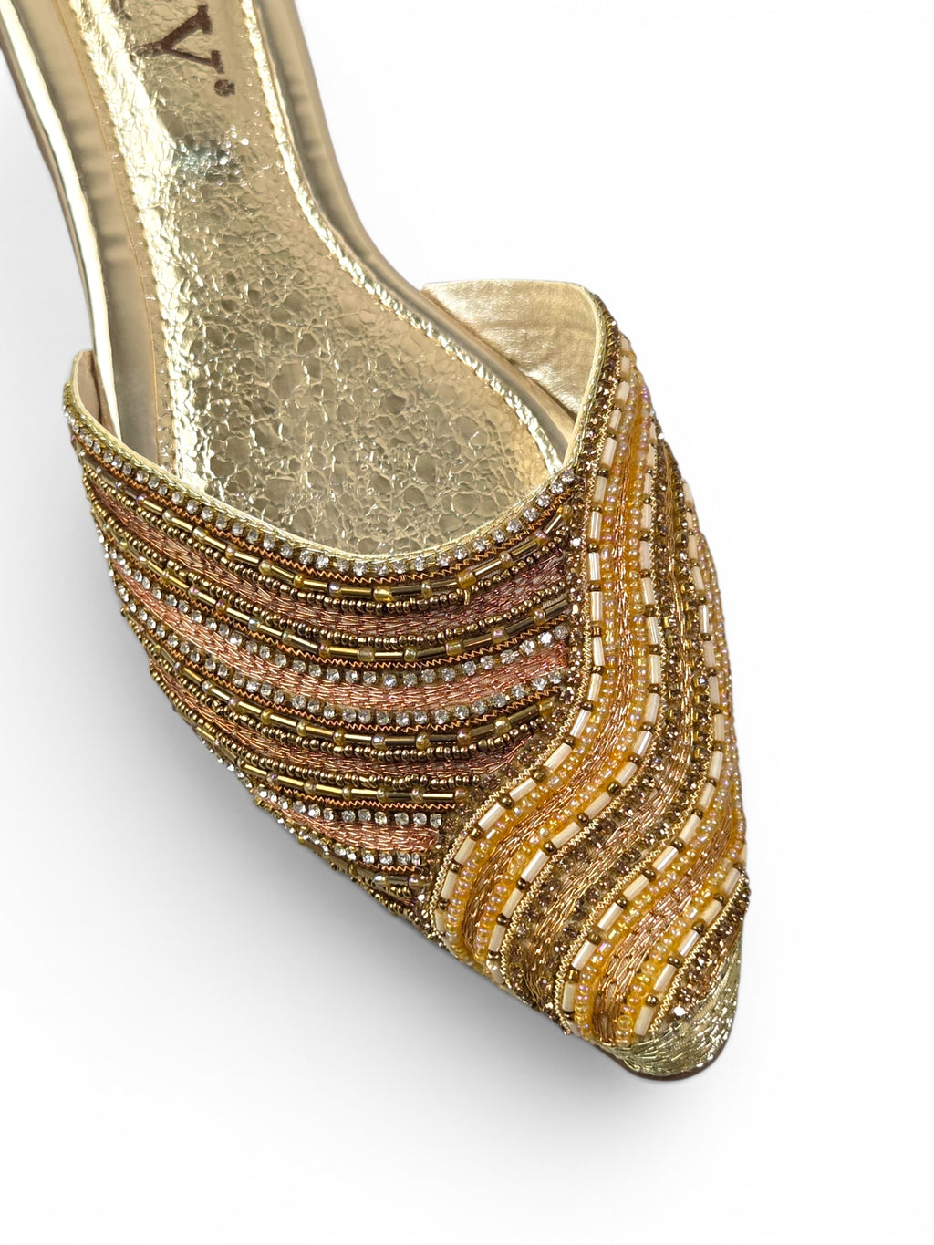 Mule 9563 Dourado Sem Salto