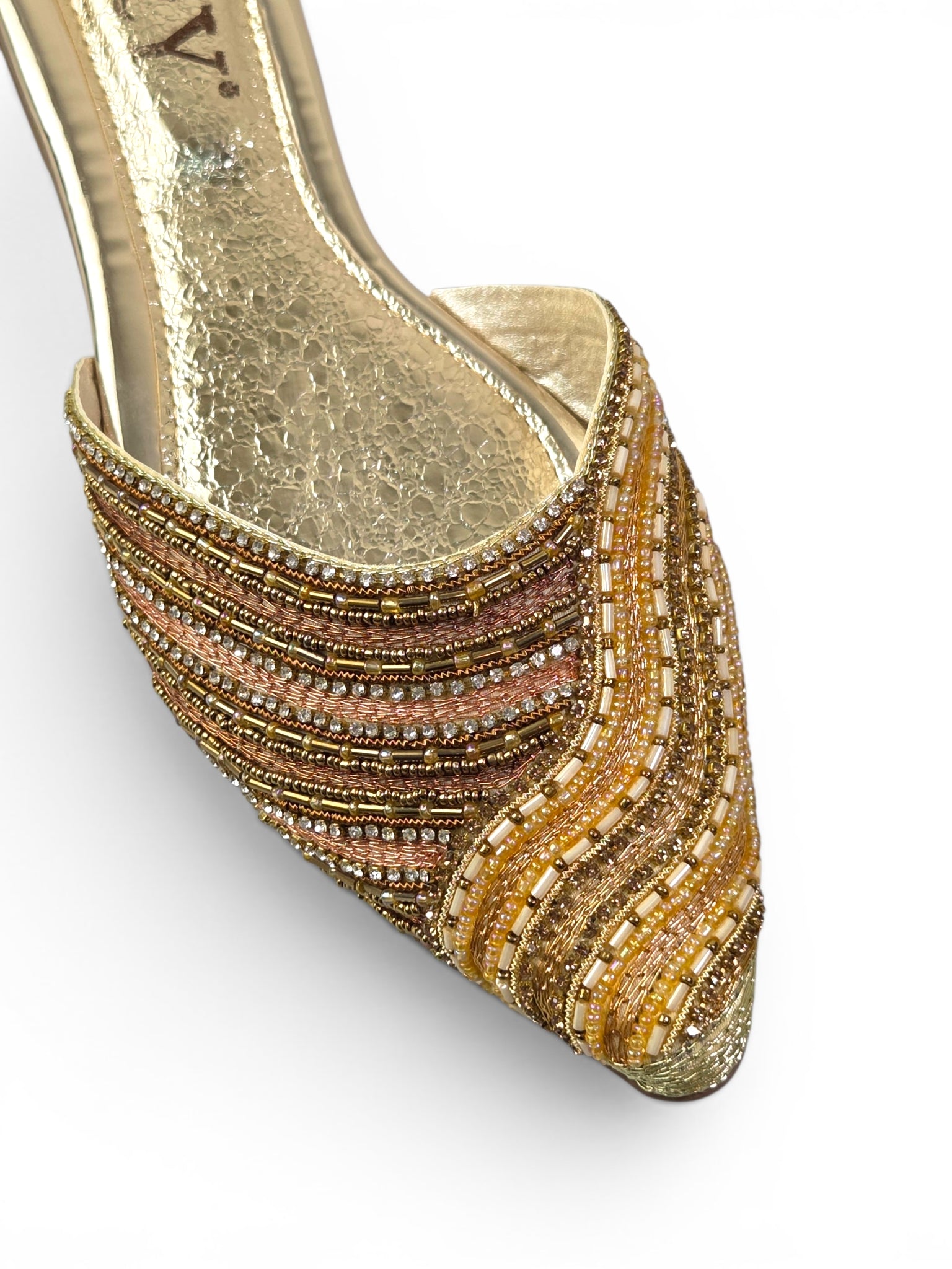 Mule 9563 Dourado Sem Salto